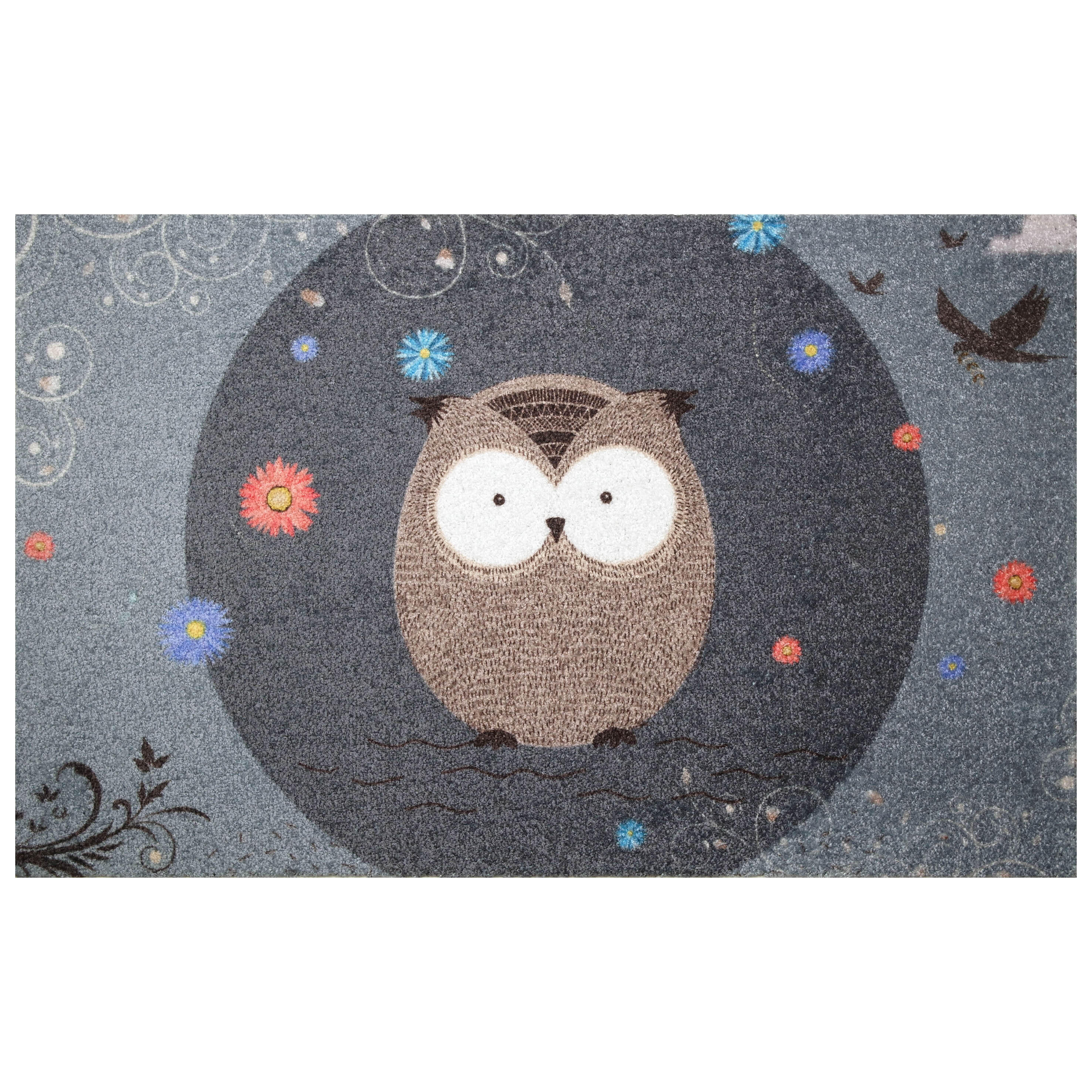 Tapis d'entrée gris l.50 cm x L.80 cm, Dallas5080171279 - 2