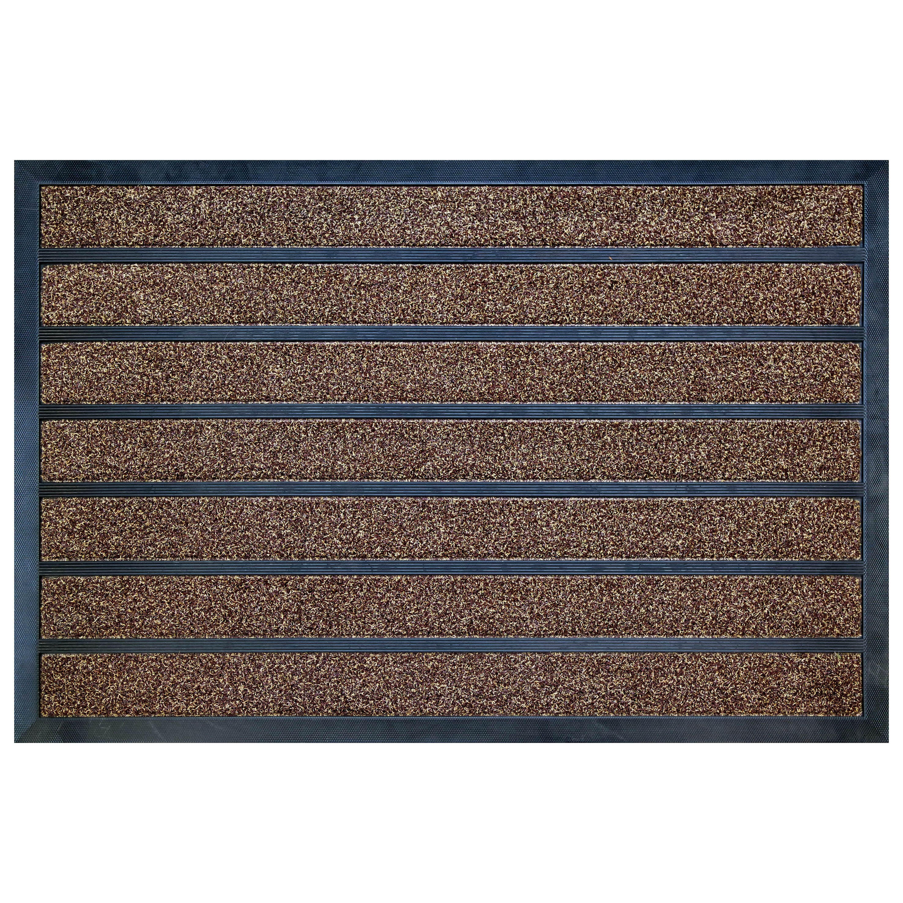 Paillasson marron l.60 cm x L.90 cm, Combibrush609010 - 2