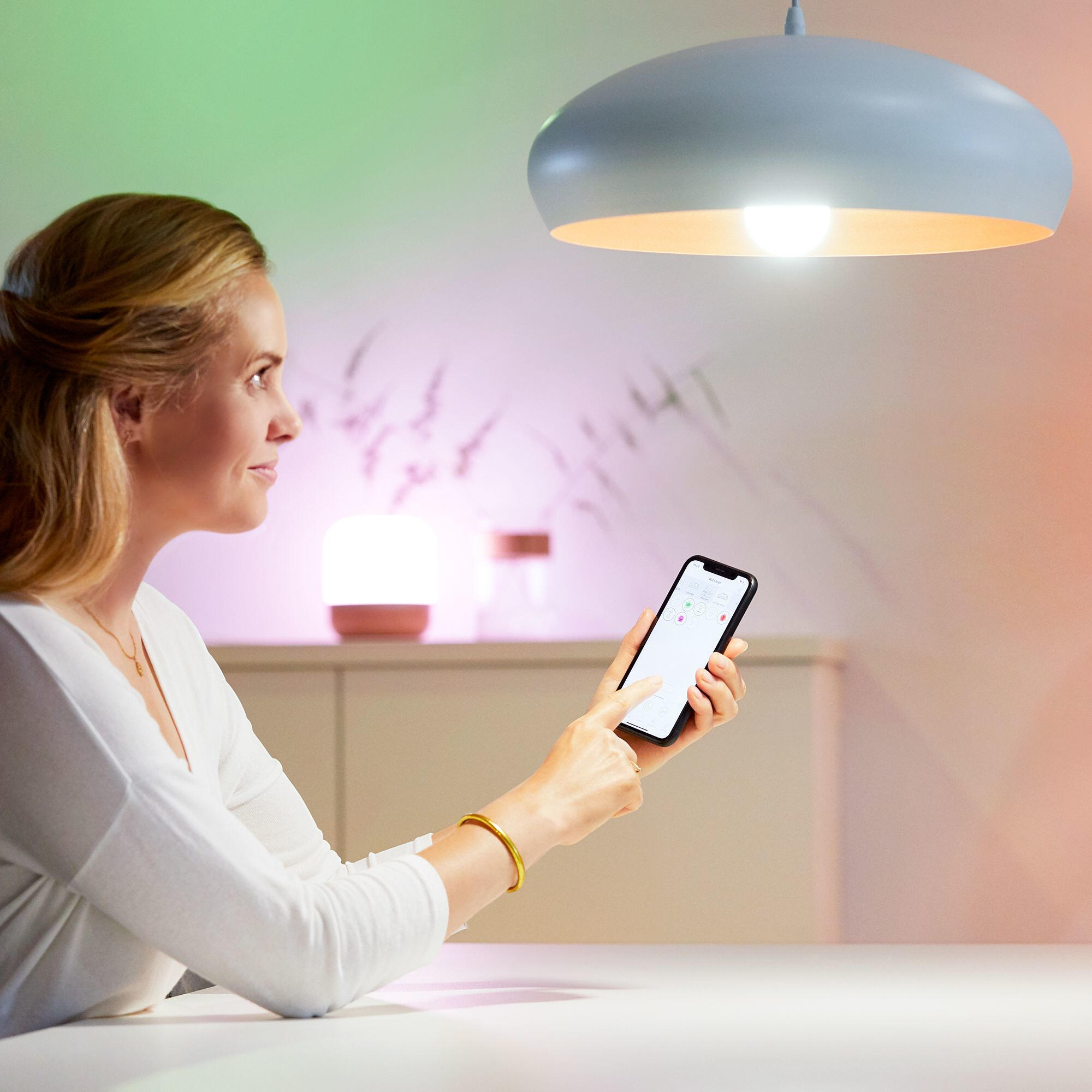 Ampoule led connectée,  e27, 806lm = 60W variations de blanc et couleurs, dimmab - 3