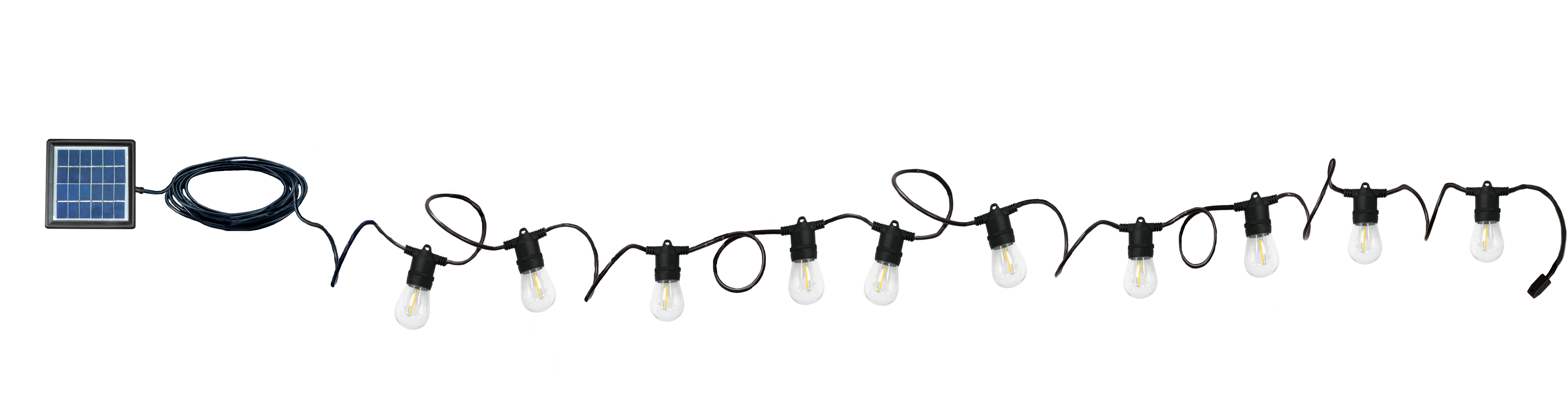 Guirlande solaire et rechargeable USB 10 ampoules 200 lumens Riogrande - 10