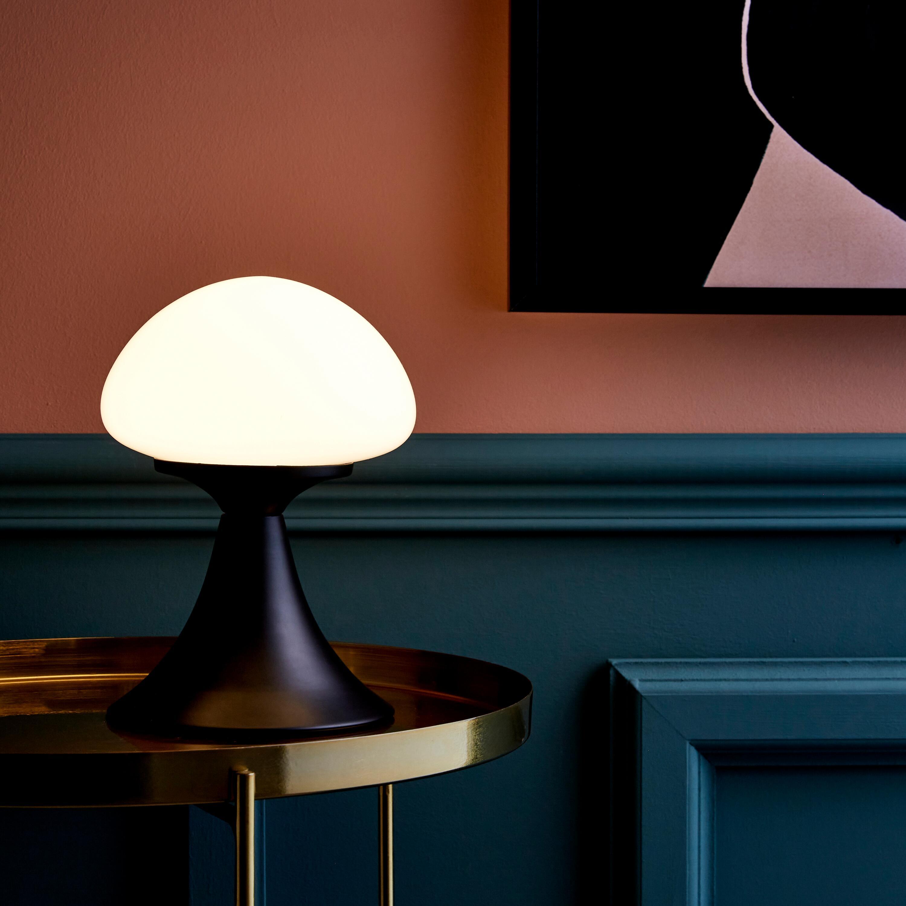 Lampe LED Kinoko produit sans caractéristiques spécifiques, cristal, noir, H.22 - 3