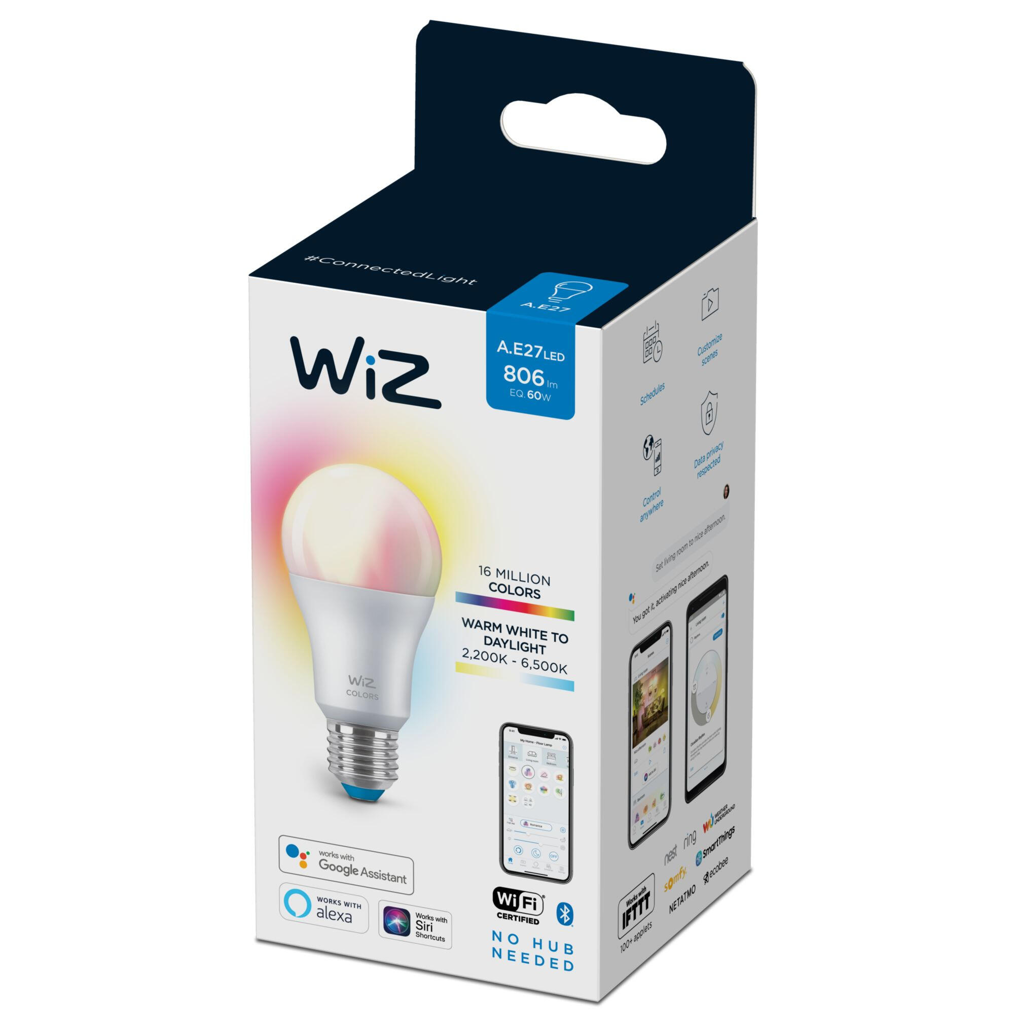 Ampoule led connectée,  e27, 806lm = 60W variations de blanc et couleurs, dimmab - 5