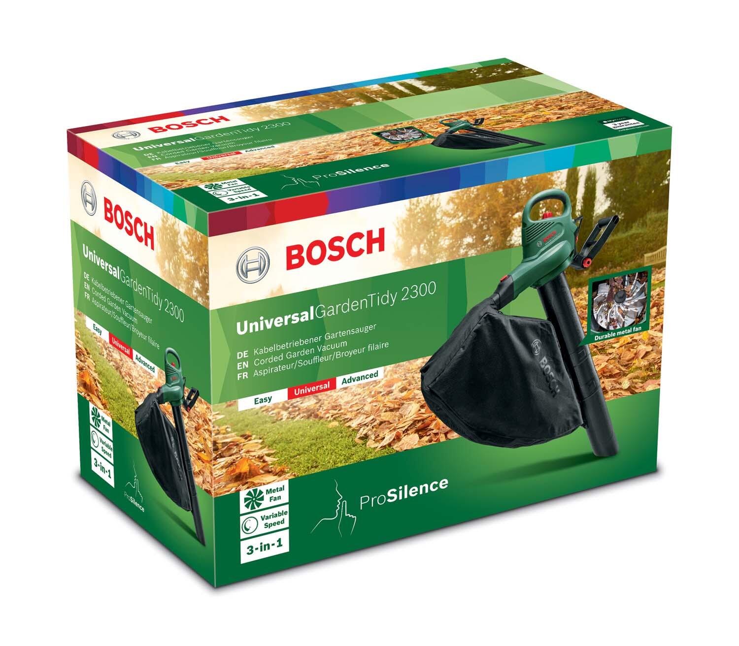 Aspirateur Souffleur Broyeur BOSCH UniversalGardenTidy 2300 W - 12