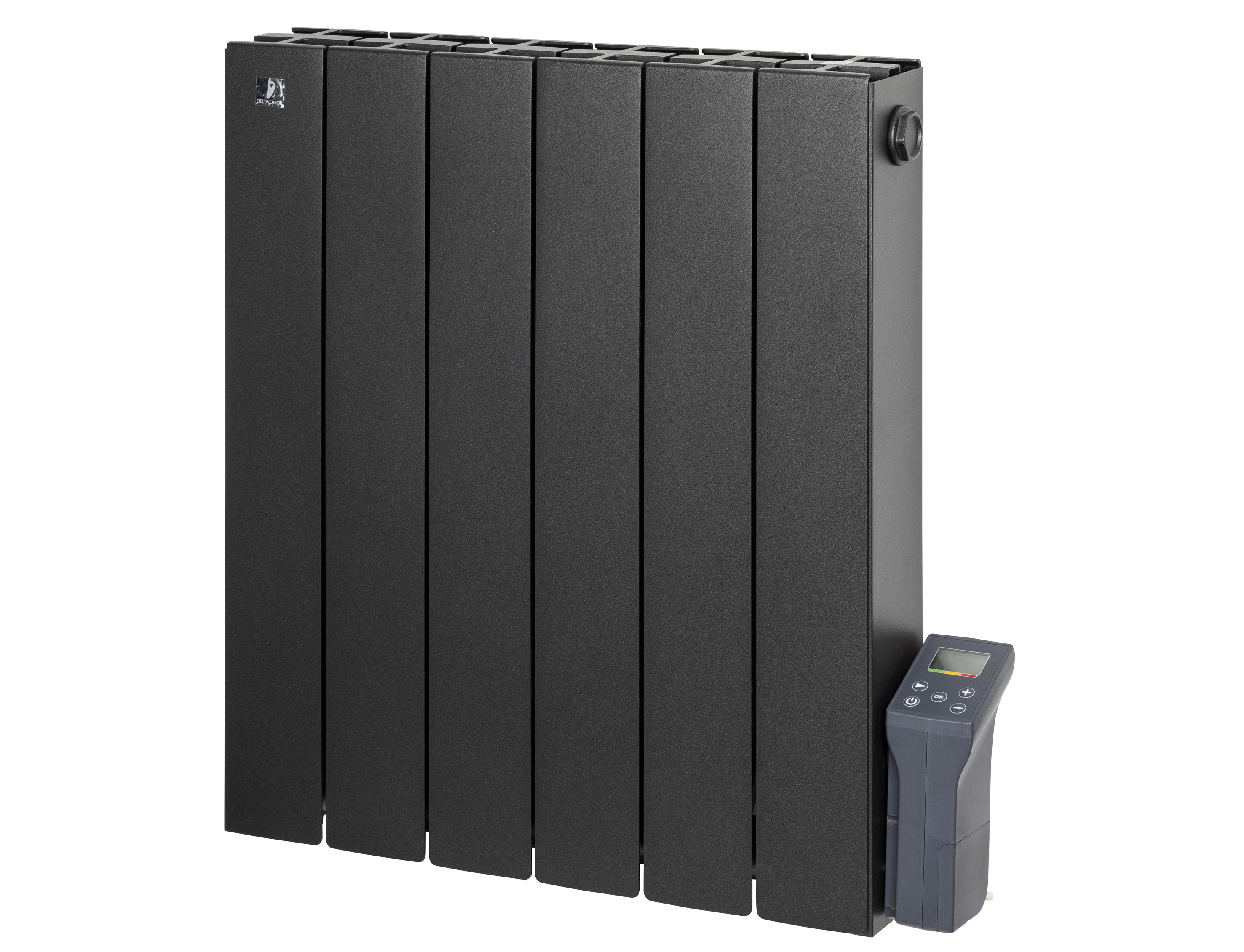 Radiateur électrique à inertie sèche 1500 W DELTACALOR Cubo | Leroy Merlin