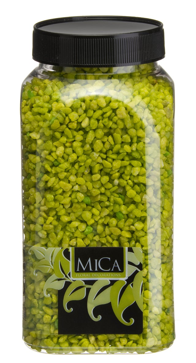 Piedras decorativas granulado verde 650ml