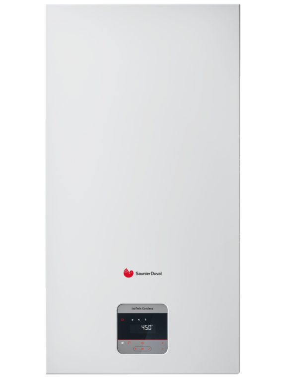 Chaudière gaz condensation accumulée 2x21L SAUNIER DUVAL Isotwin 31 Kw- complète