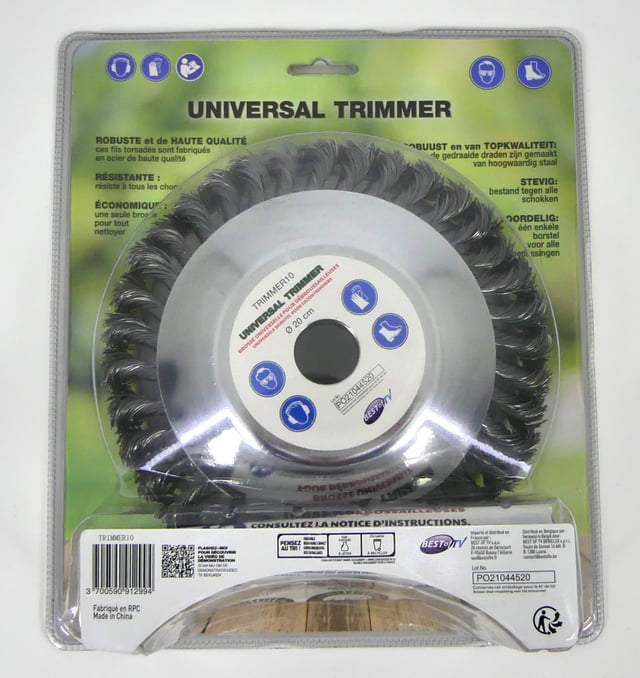 Brosse pour débroussailleuse 20CM