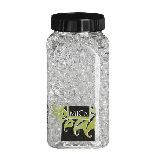 Piedras decorativas perla incoloro / transparente 650ml