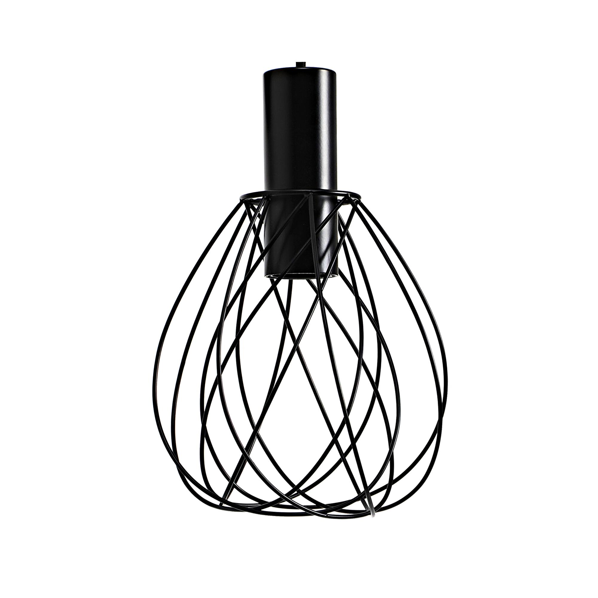 Applique E27 Merone noir INSPIRE - 2