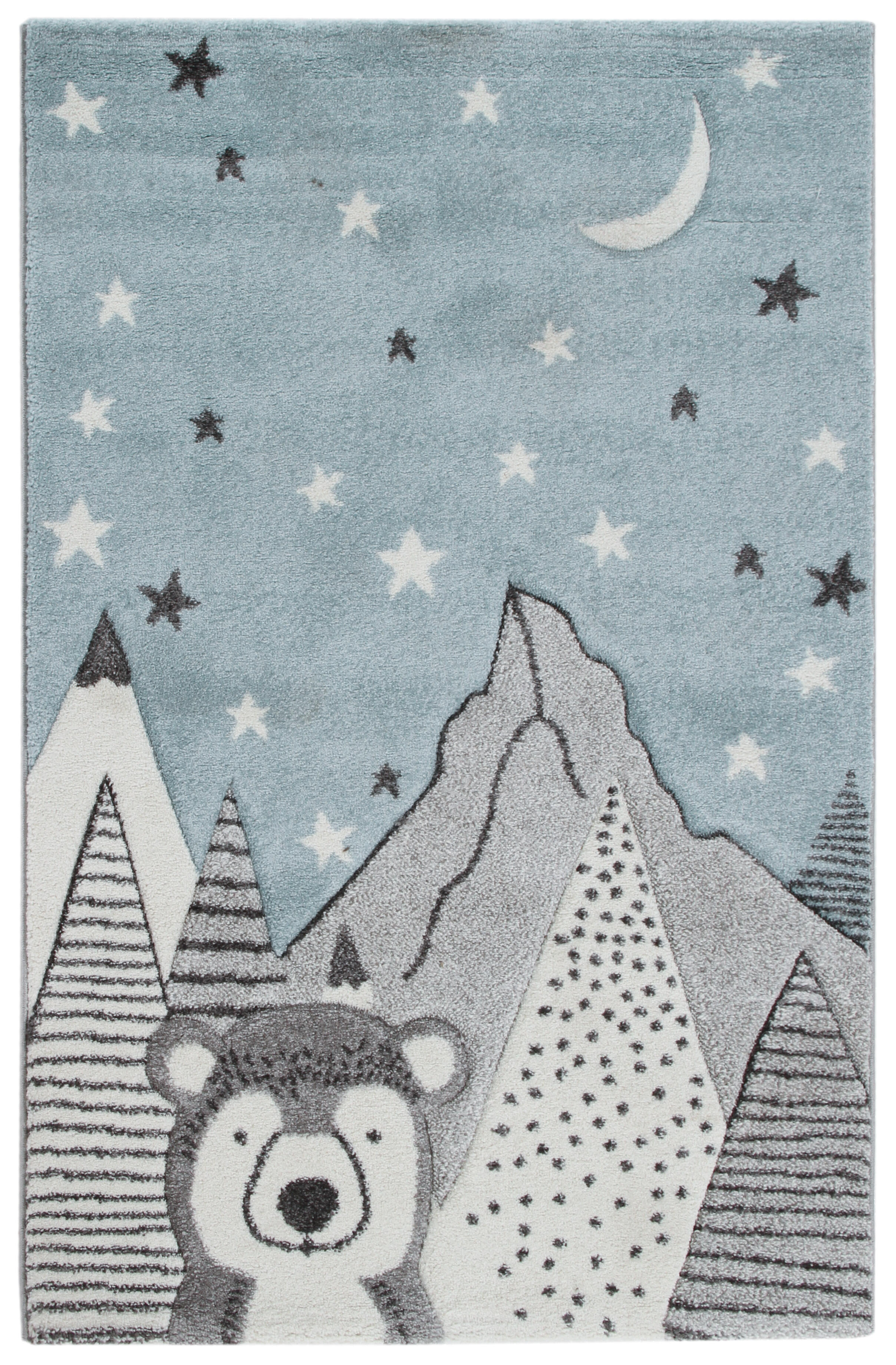 Tappeto KIDS NORDIC 3 in polipropilene, L 150 x L 100 cm, multicolore - 5