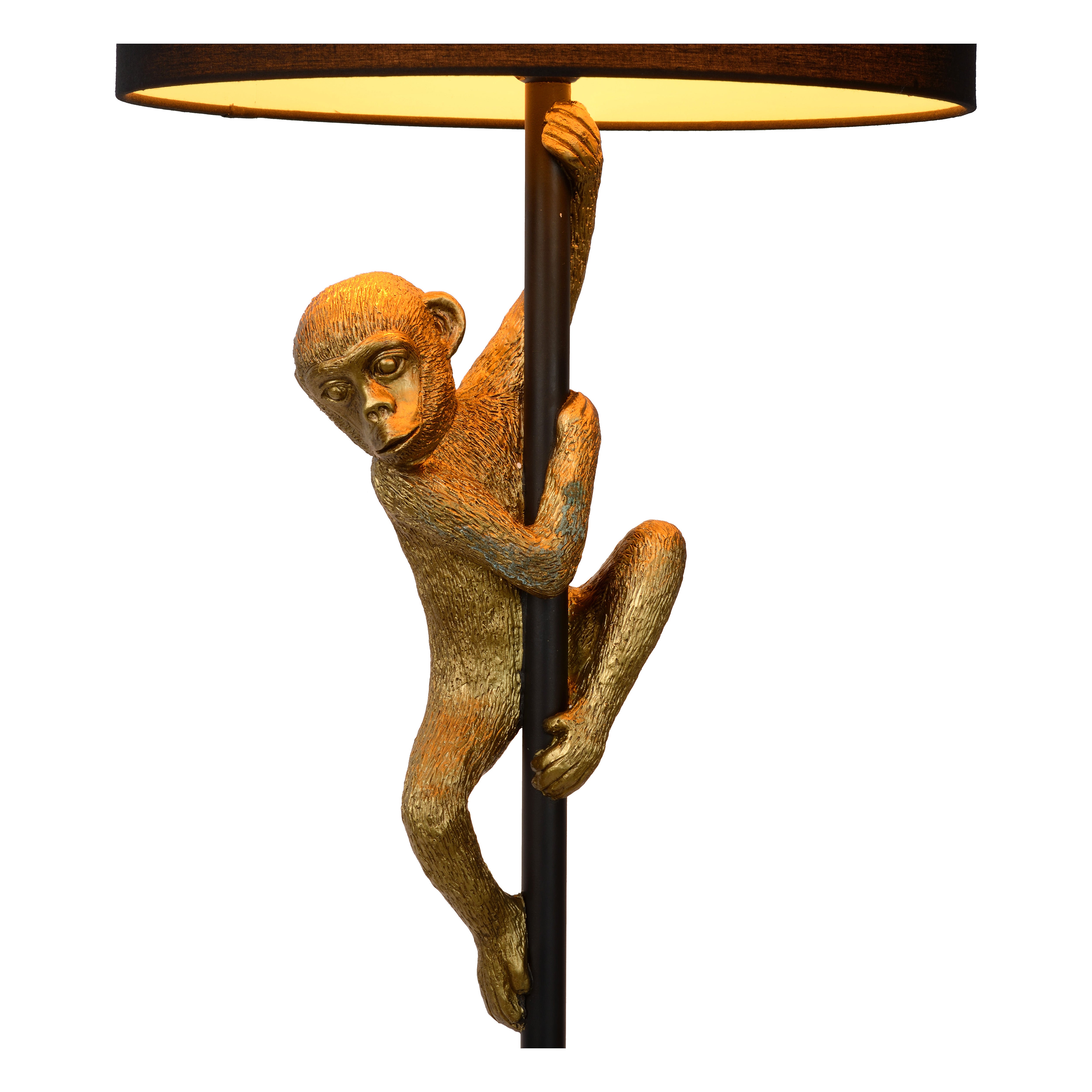 Lampadaire Chimp, coton,  H.150 cm, E27 - 6