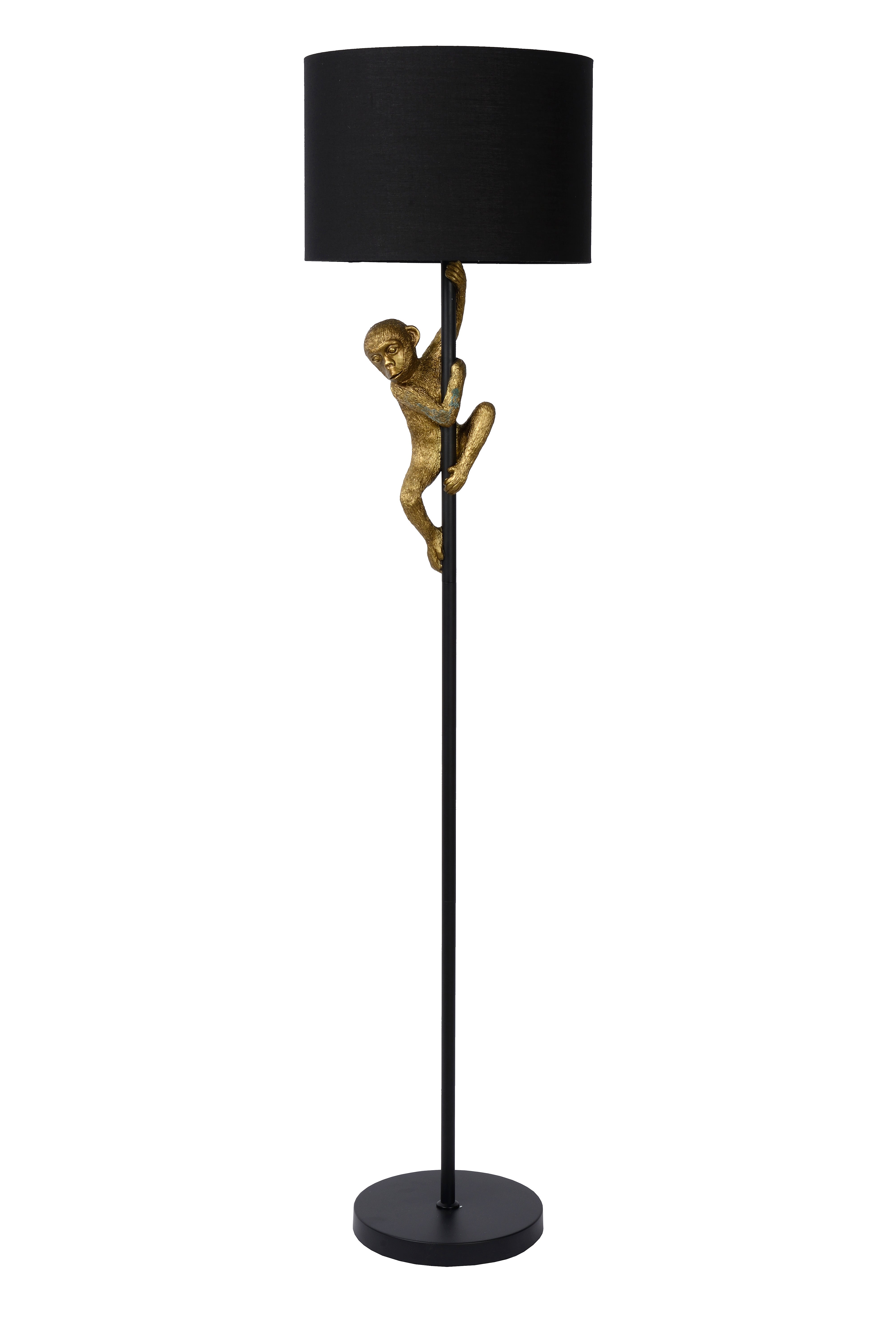 Lampadaire Chimp, coton,  H.150 cm, E27 - 4