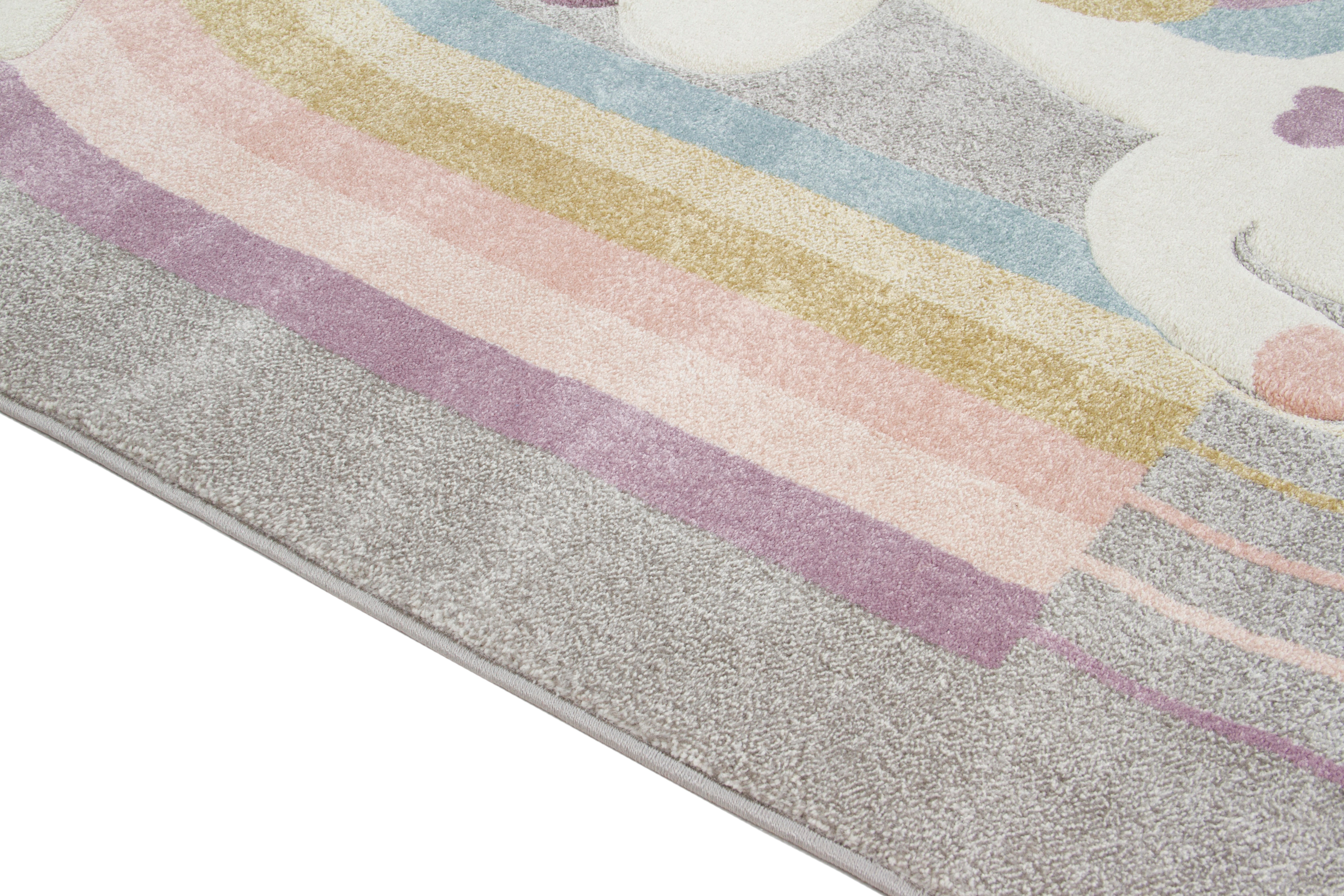 Tappeto UNICORNO in polipropilene, L 150 x L 100 cm, multicolore - 17