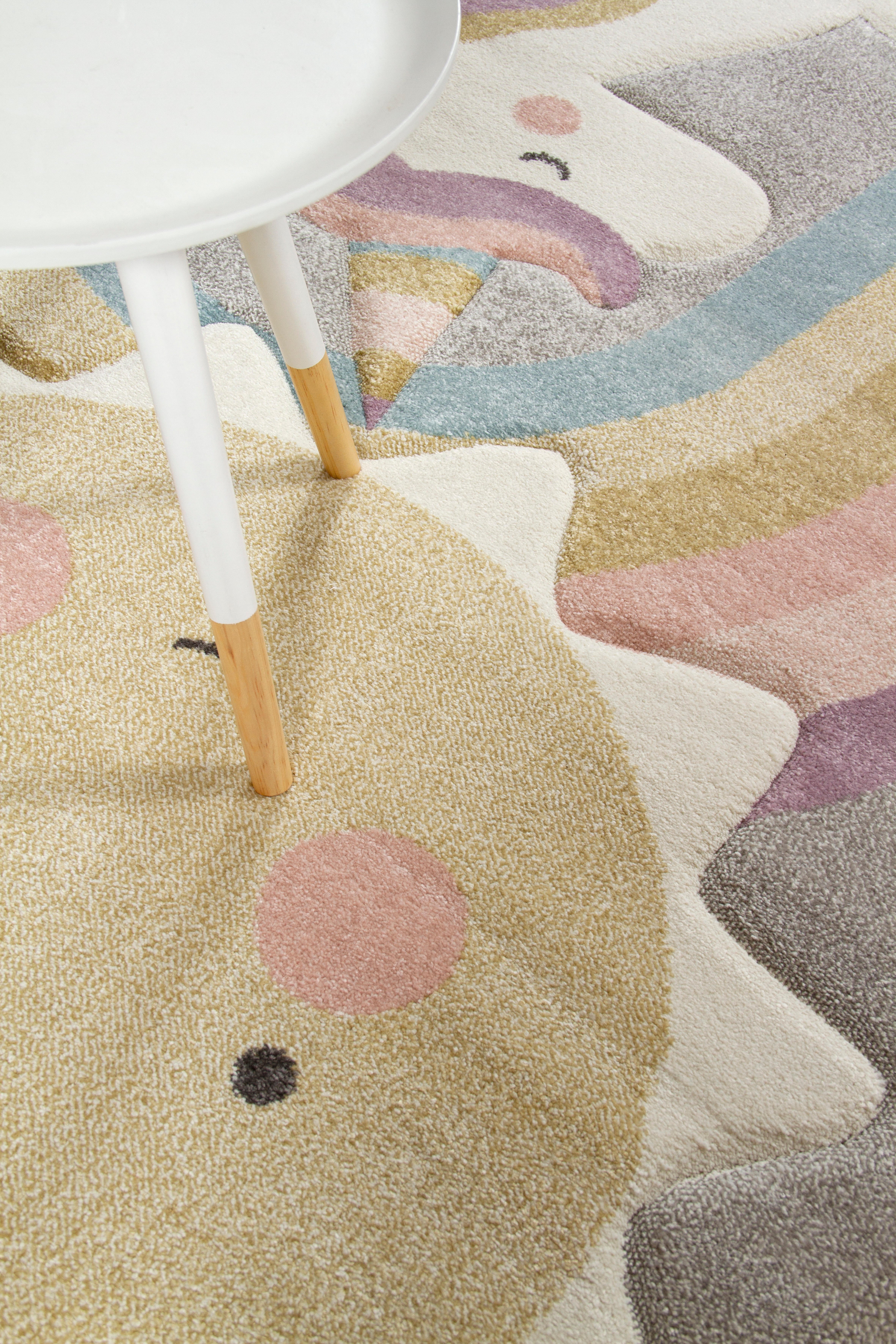 Tappeto UNICORNO in polipropilene, L 150 x L 100 cm, multicolore - 16