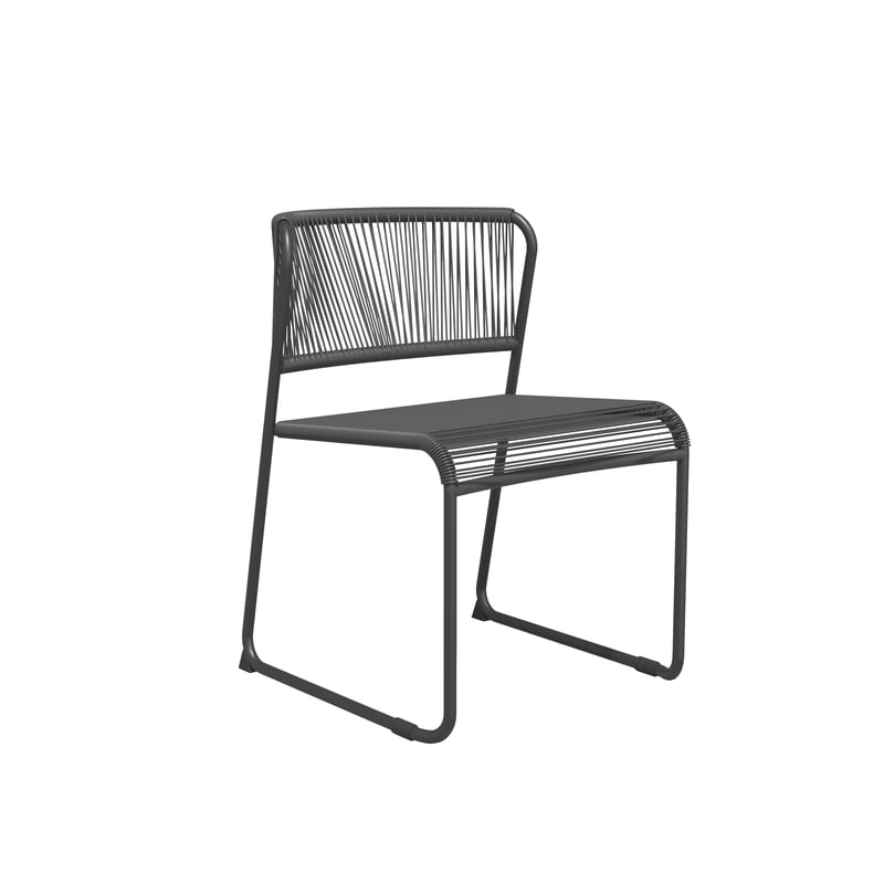 Krzesło ogrodowe Duo stalowe antracytowe Naterial