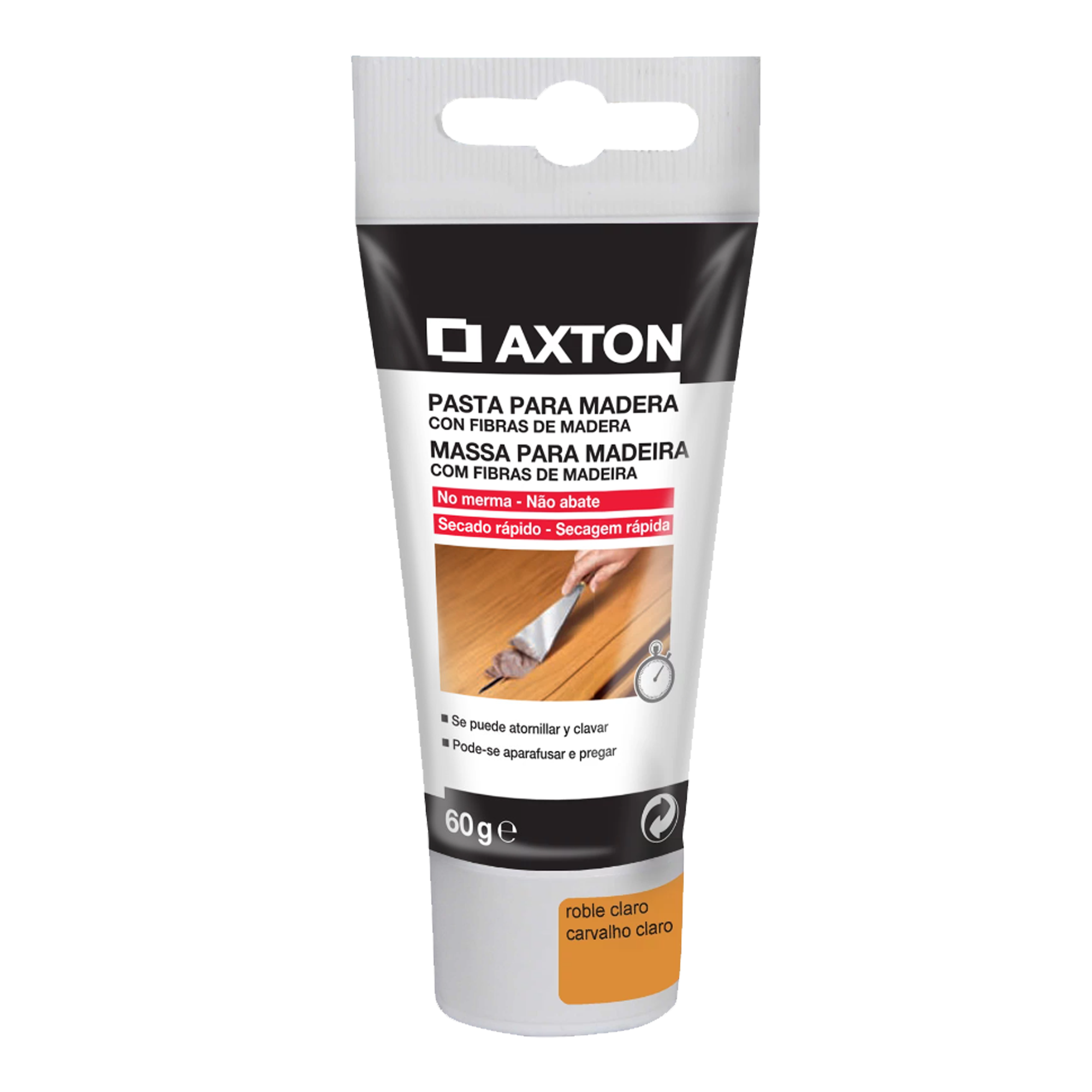 Pasta madera interior AXTON 60 gr roble claro - 2