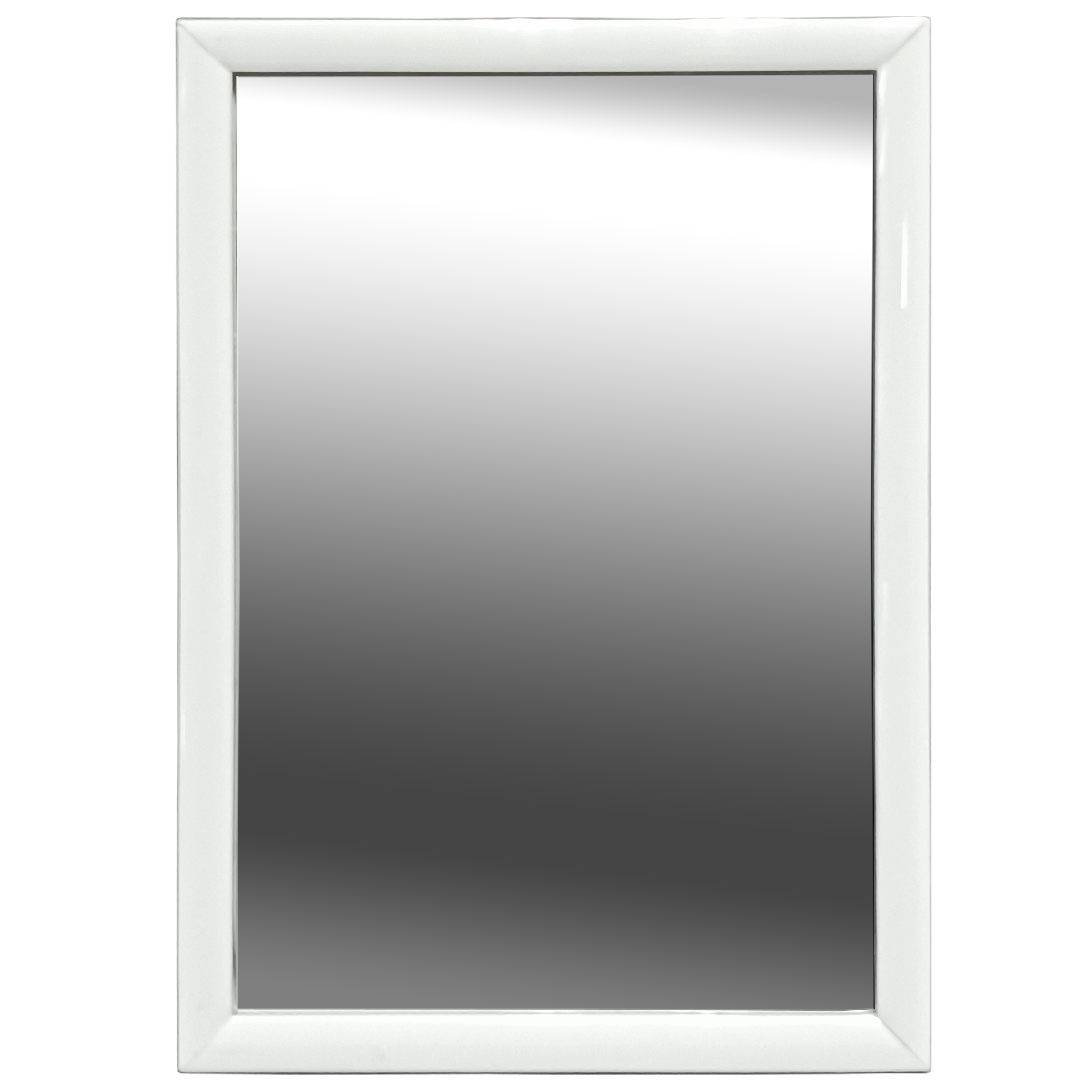 Espejo enmarcado rectangular lila blanco inspire 11 x15.5 cm