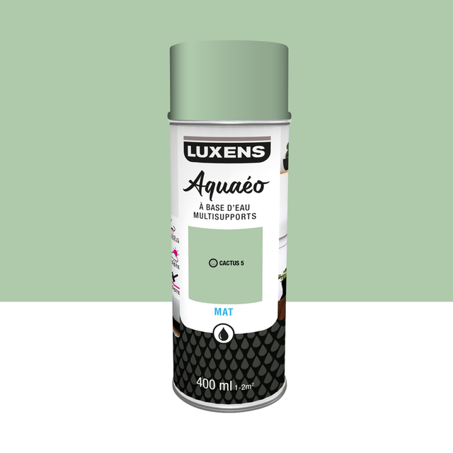 Bombe de peinture Aquaeo LUXENS cactus 5 mat 400 ml