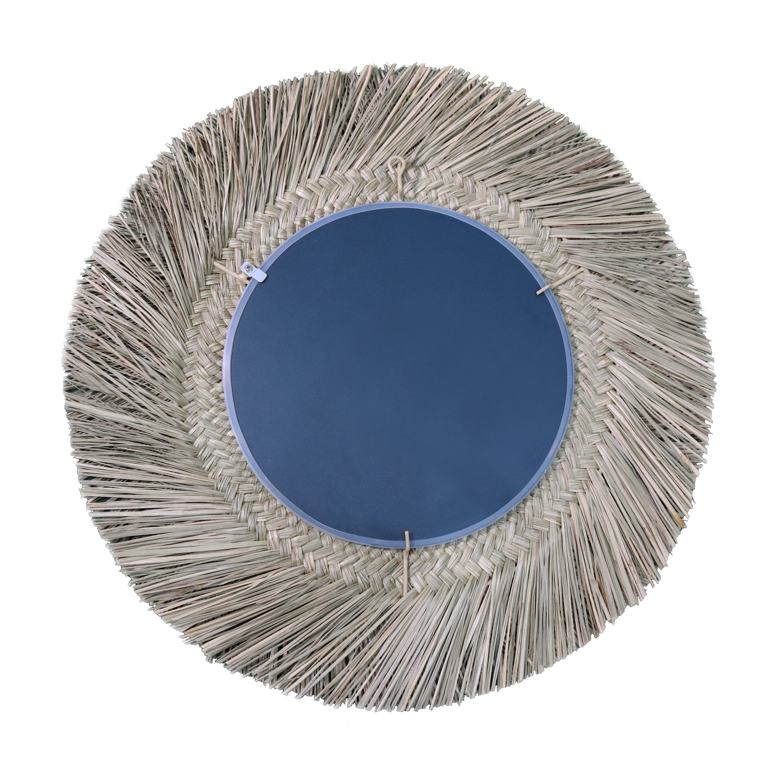 Specchio EXOTIC tondo in acciaio naturale Ø 60 cm INSPIRE - 22