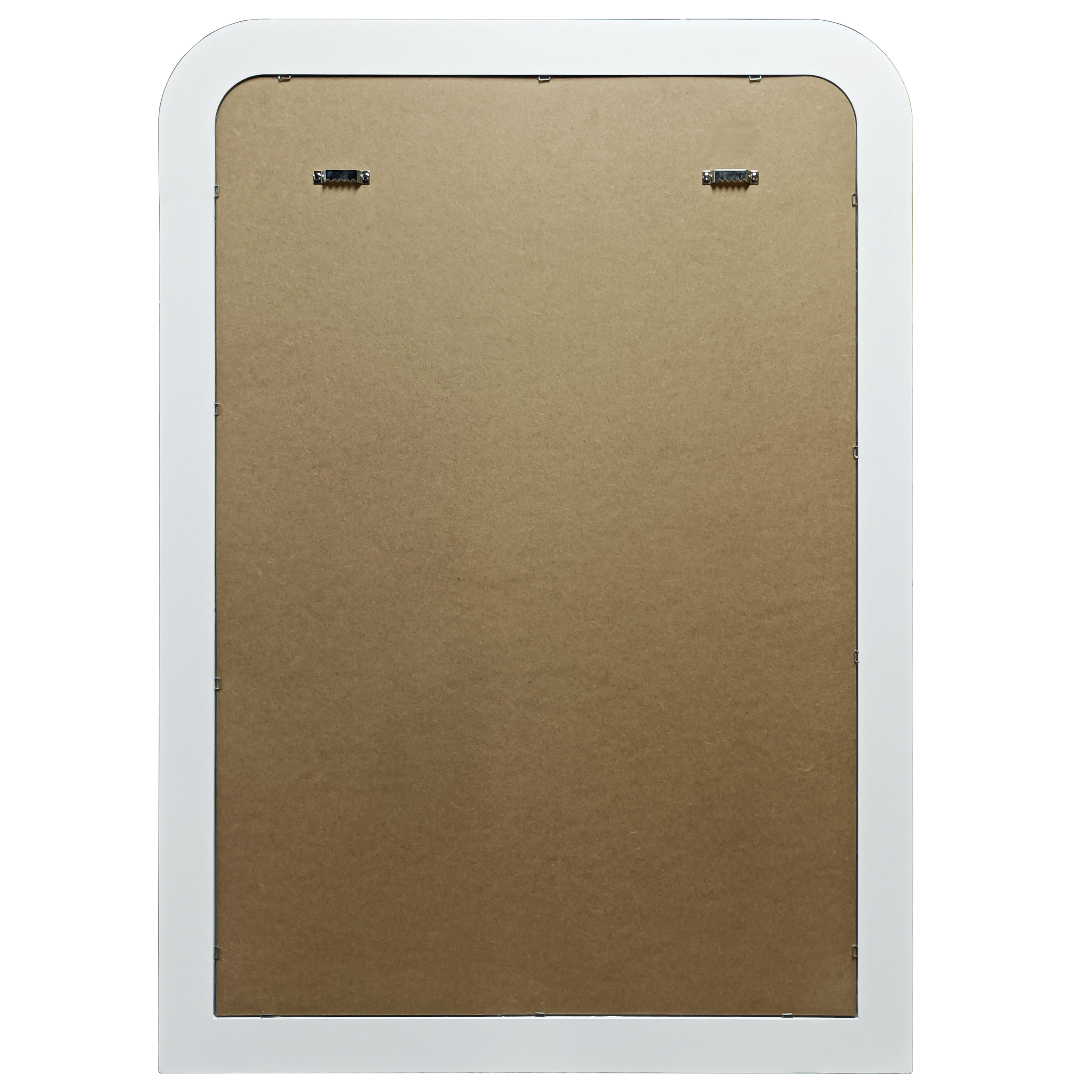Espejo enmarcado rectangular Candice blanco INSPIRE 74 x104 cm. Moldura redondeada - 7