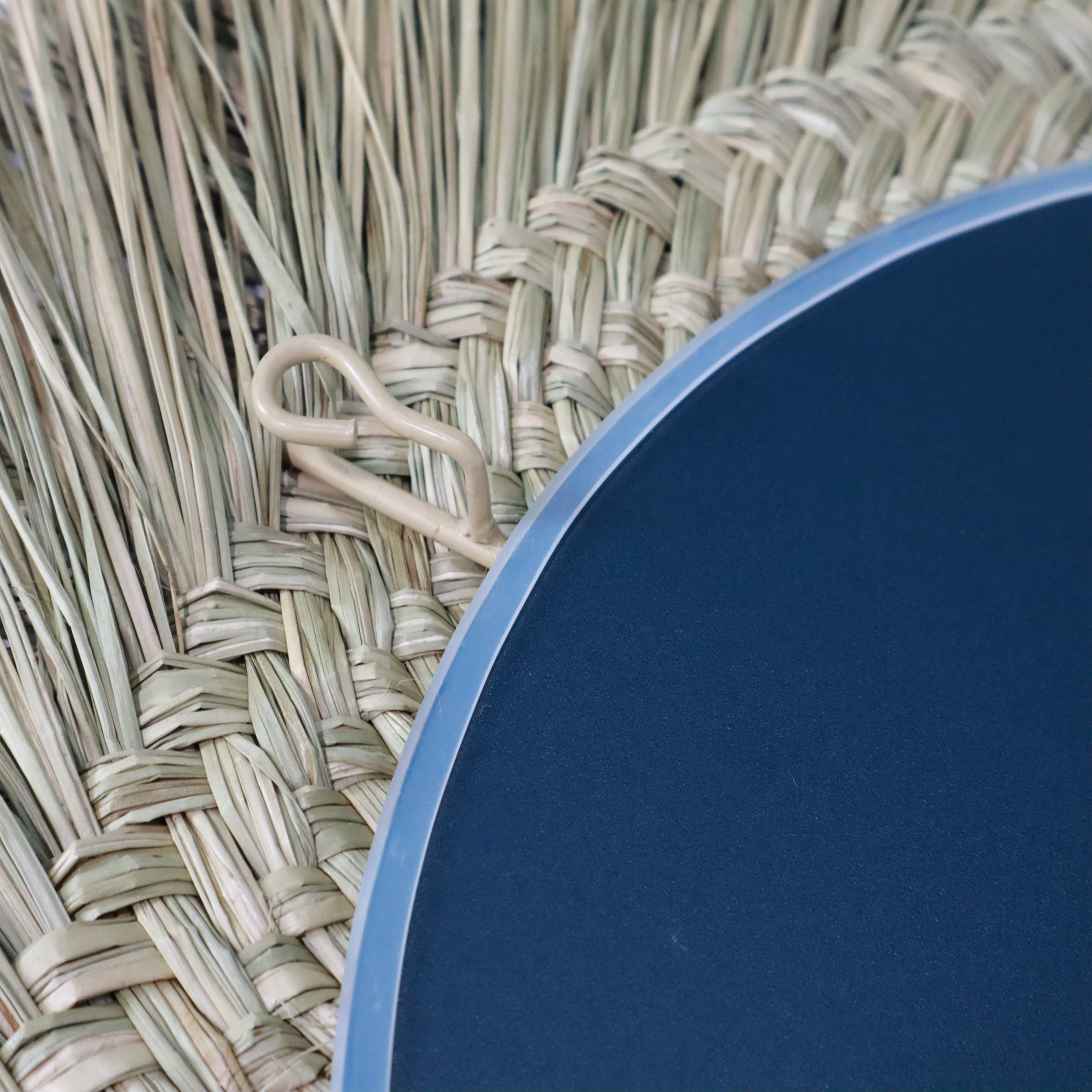 Specchio EXOTIC tondo in acciaio naturale Ø 60 cm INSPIRE - 23