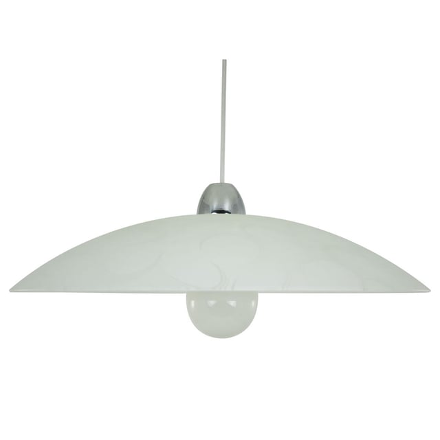 Lampadario Neoclassico Balos bianco paralume bianco E27 Ø50cm