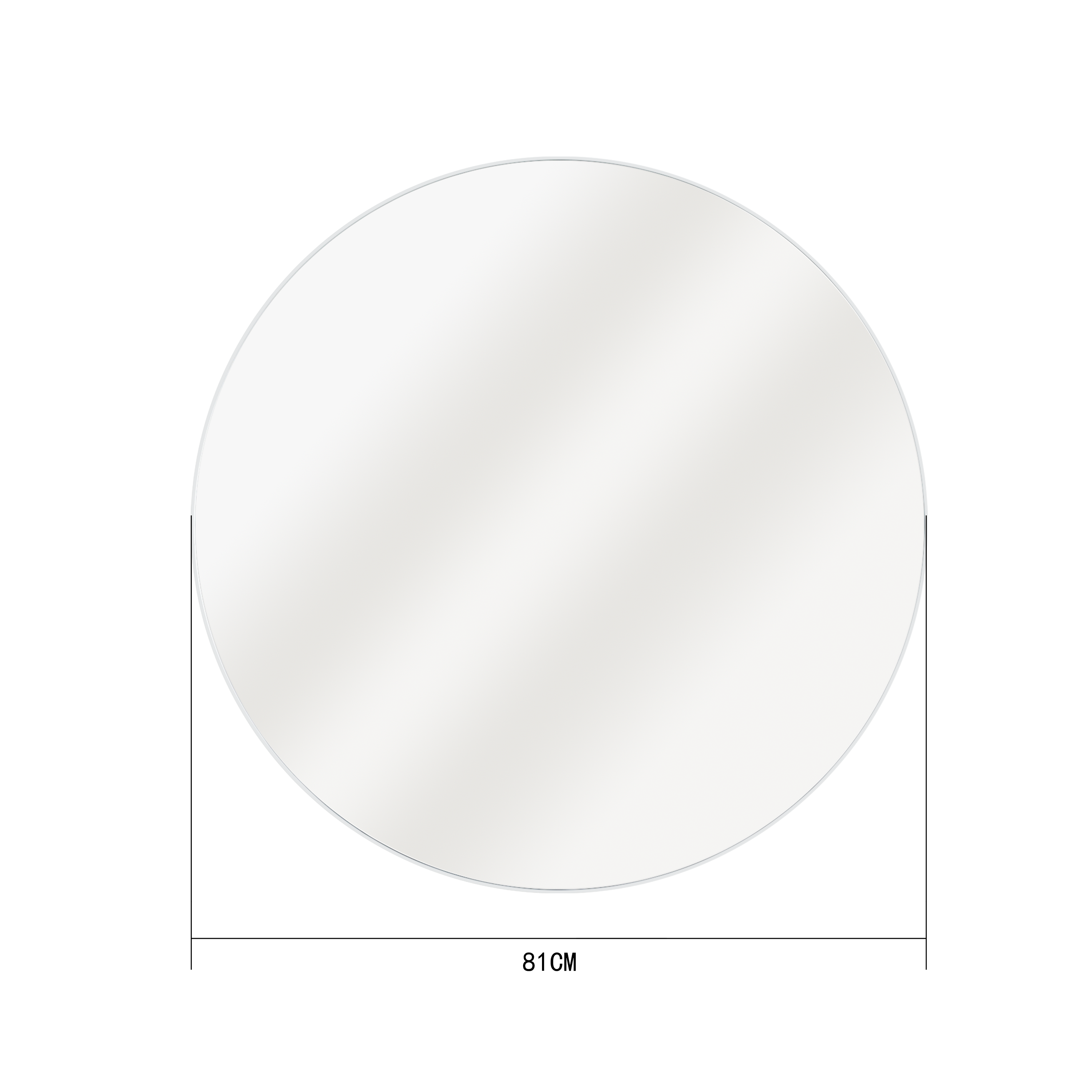 Espelho INSPIRE focale 81cm branco - 7