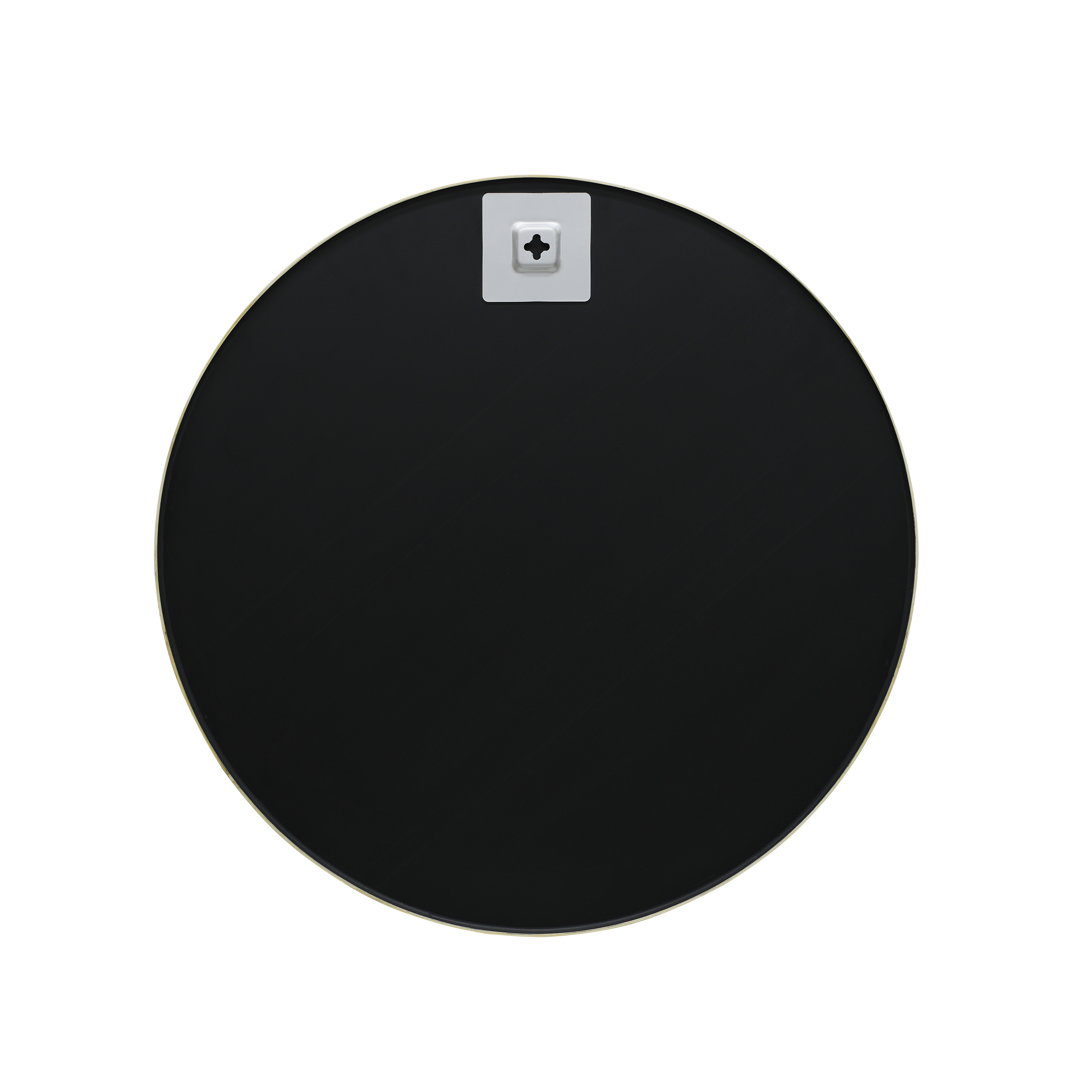 Lustro okrągłe Nordik Frene brązowe śr. 60 cm w drewnianej ramie Inspire - 24