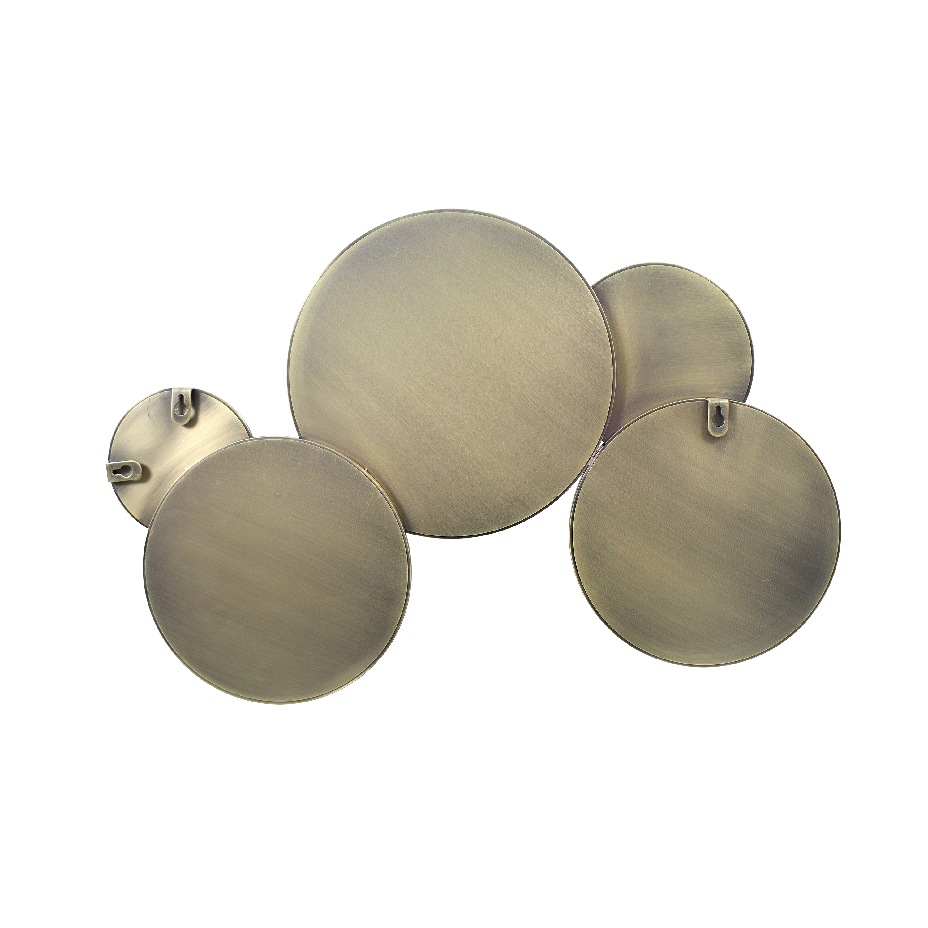 Specchio SATELLITE asimmetrico in metallo ottone 60 x 40 cm INSPIRE - 10