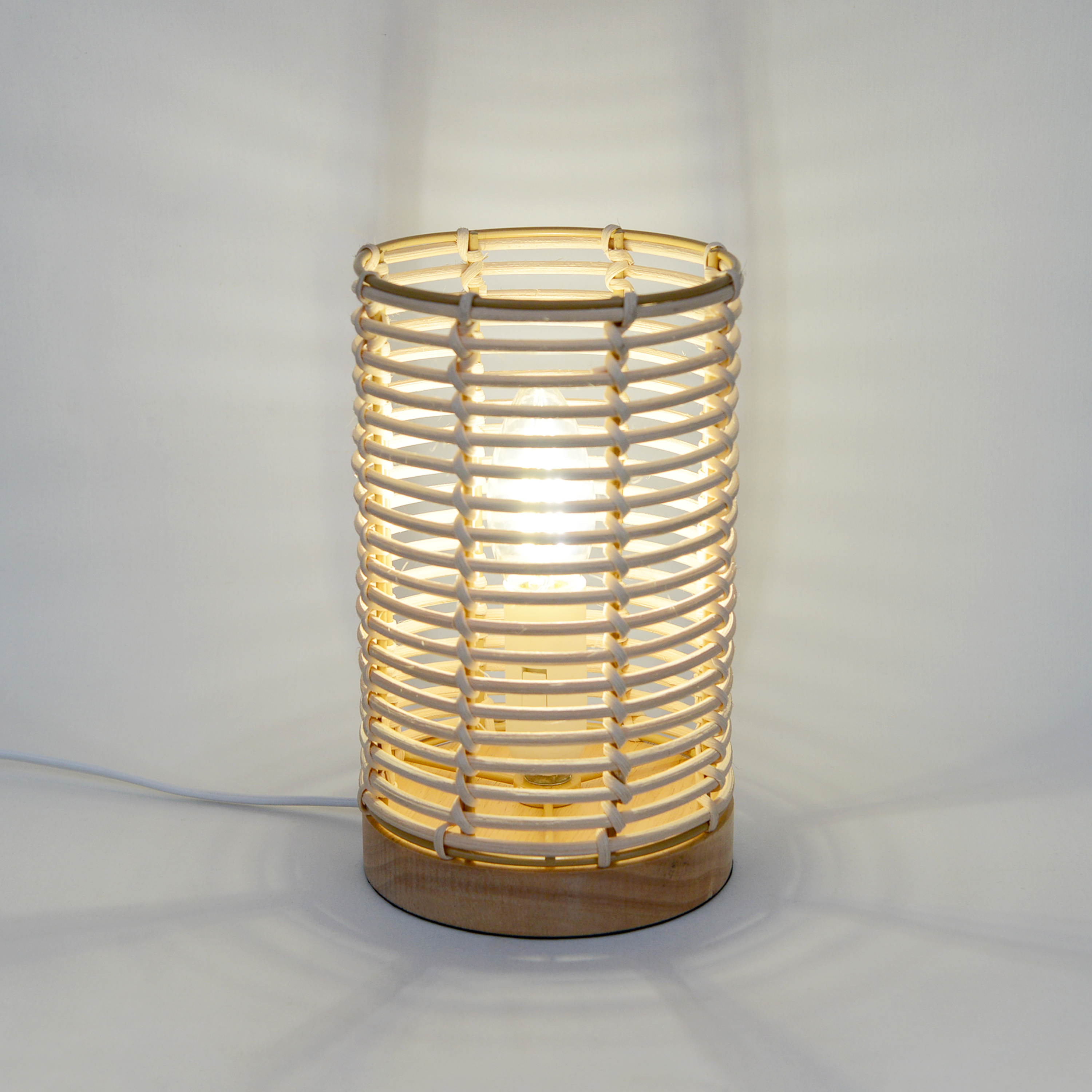 Lampa stołowa Poppy ratanowa E14 Inspire - 23