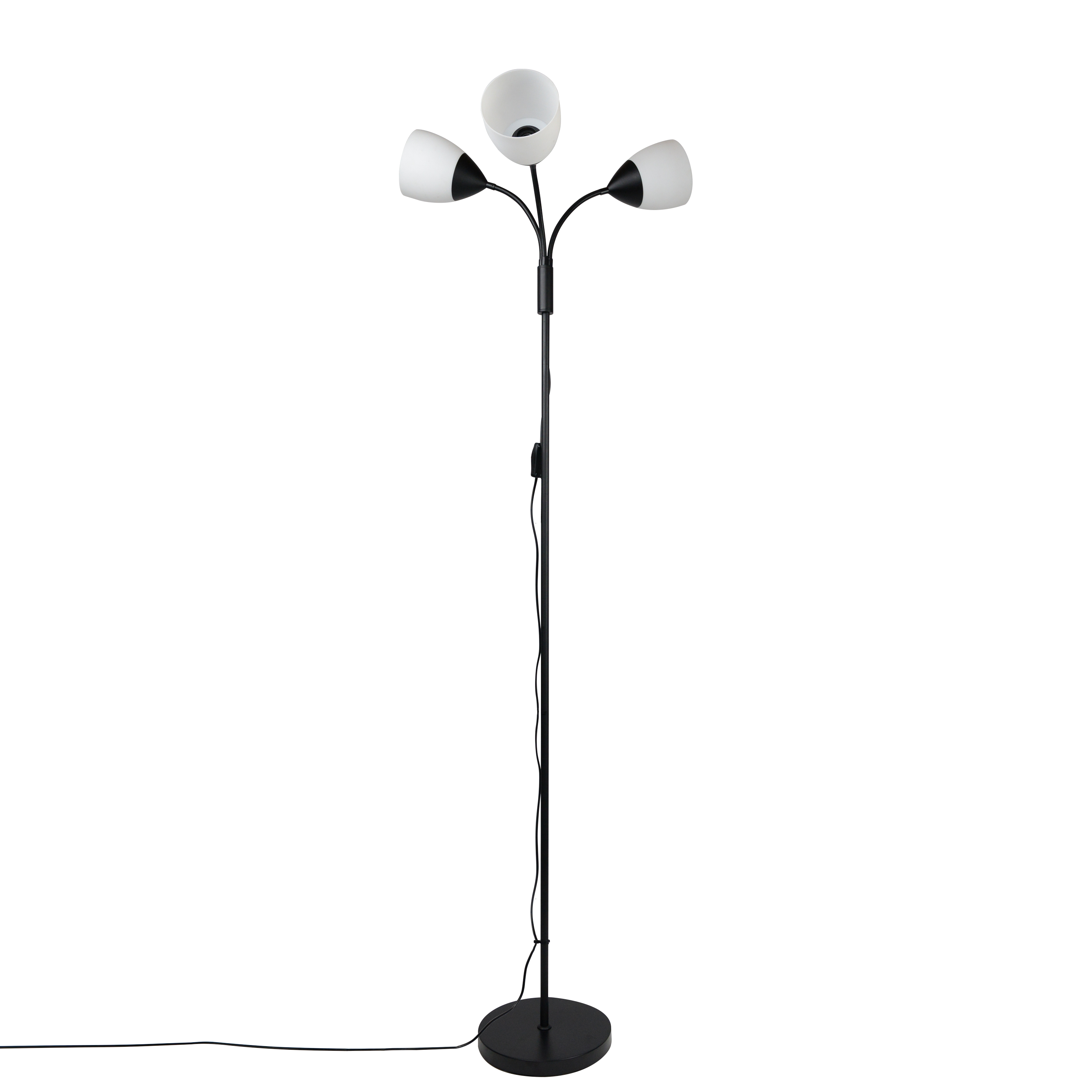 Lampa podłogowa Dahila czarna 3 x E27 Inspire - 8