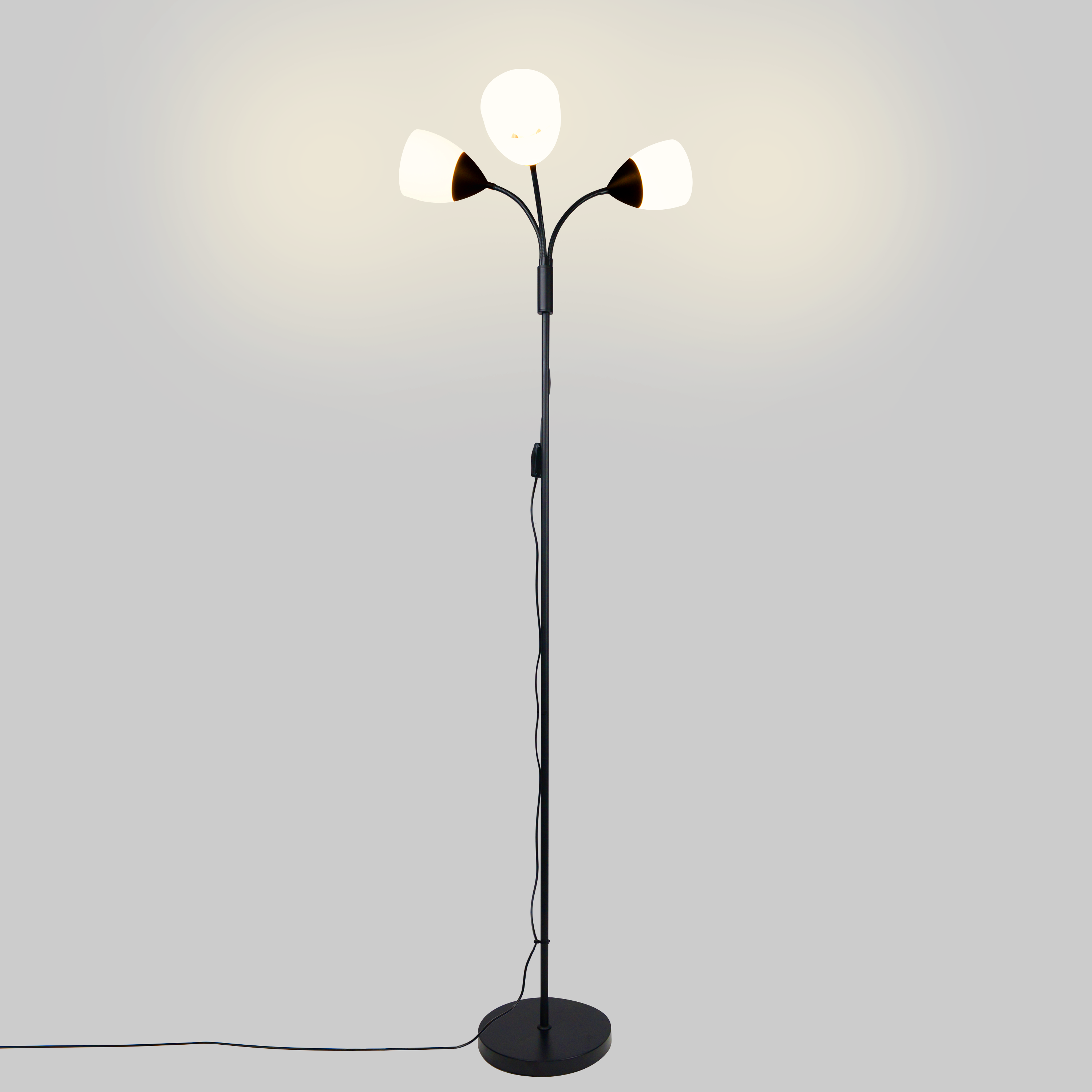 Lampa podłogowa Dahila czarna 3 x E27 Inspire - 7