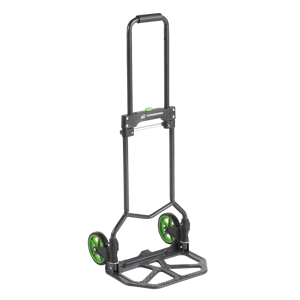 Hauki Carrello Pieghevole Con Tetto Blu-Grigio Carretto Da Trasporto Carrello Portatutto Porta-Attrezzi Incl. 2x Cinture Di Sicurezza Ruote Anteriori