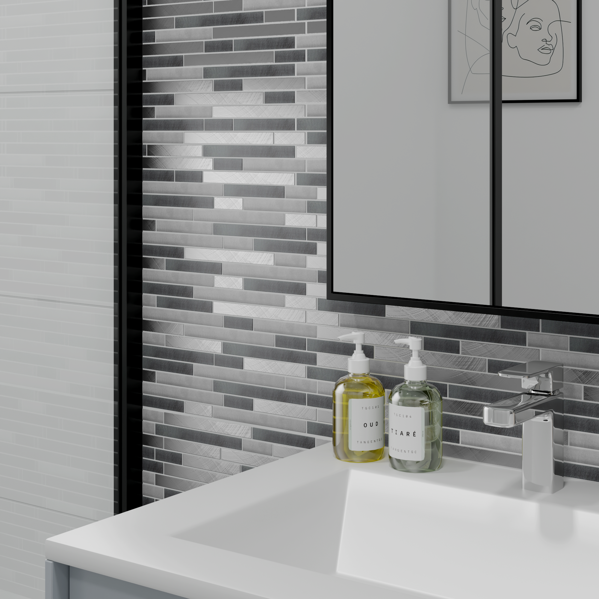 Mozaika Alum Brick Small 30 x 30 Artens - 2