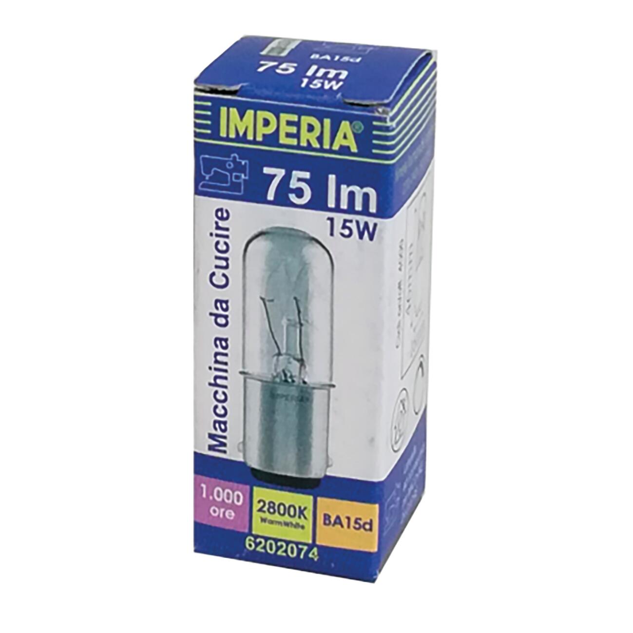 Lampadina Alogeno, B15 tubo, smerigliato, 15W = 75 LM, 330°, IMPERIA - 3