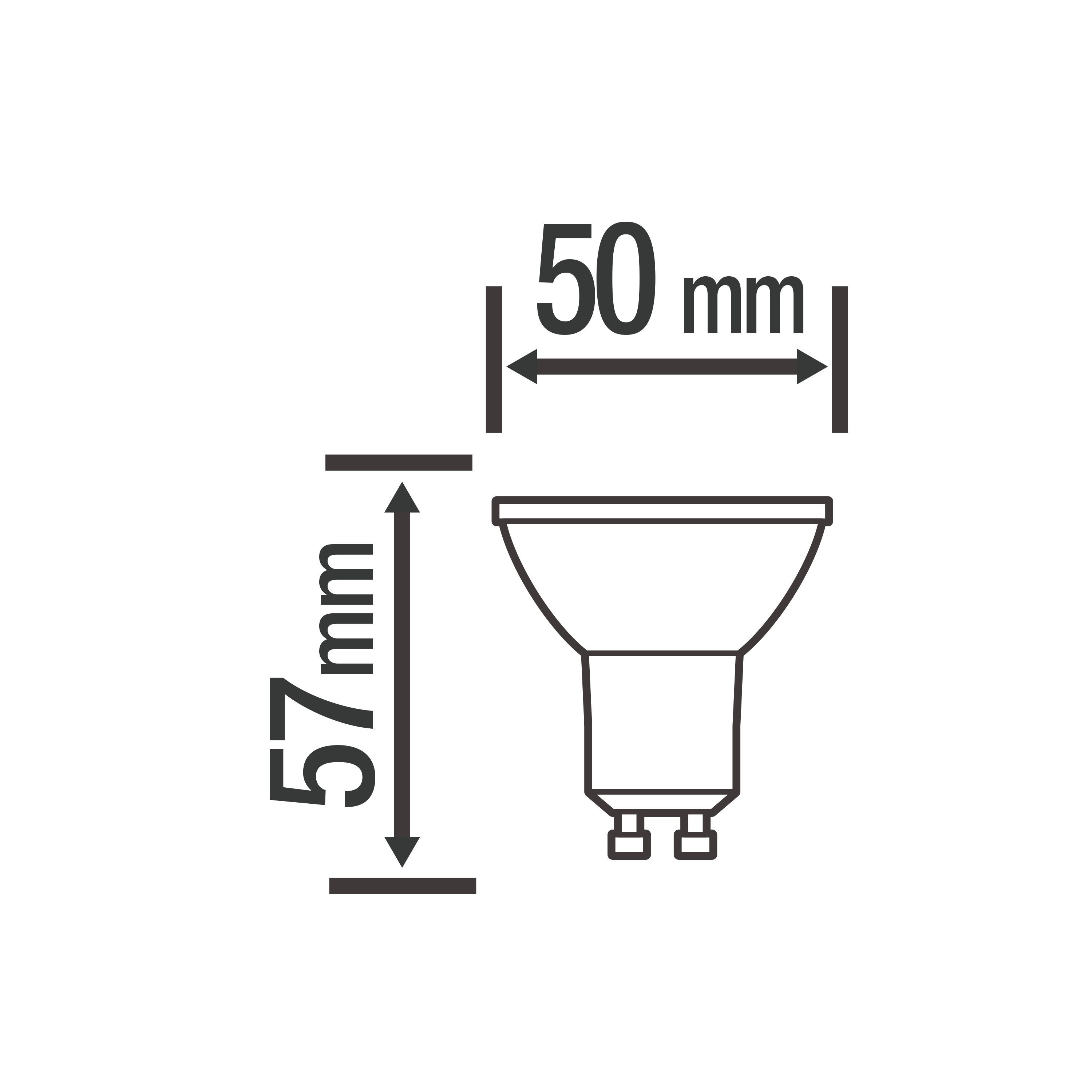 Lâmpada led gu10 filamentos 360lm 2700k LEXMAN ENKI - 8