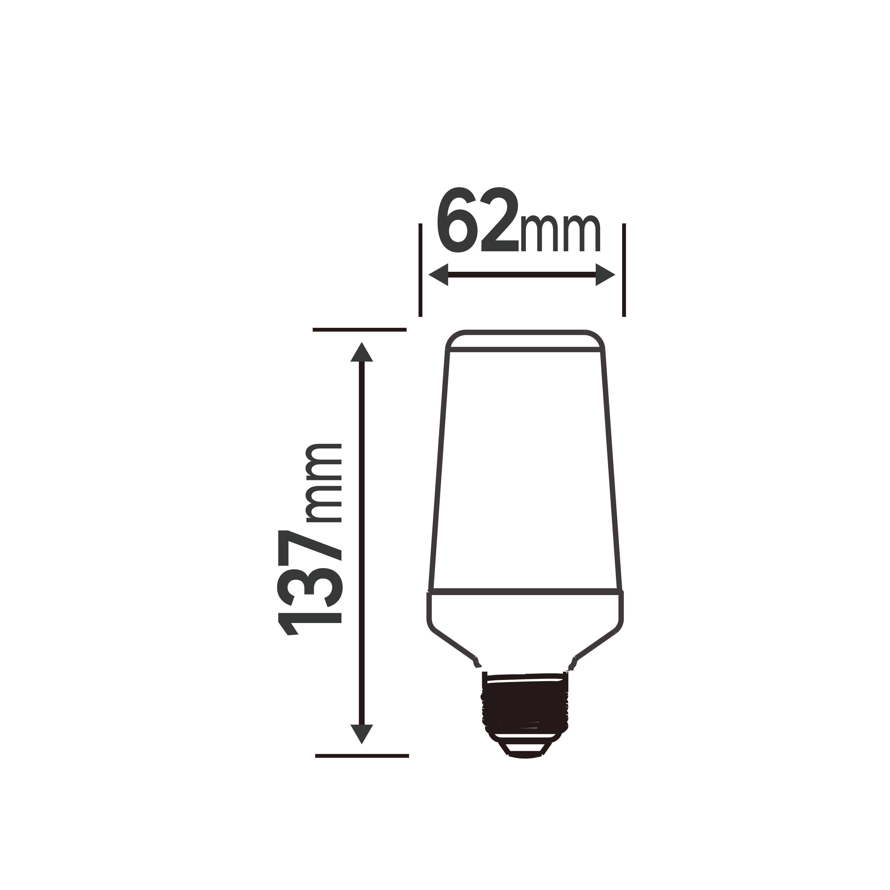 Ampoule décorative led feu / flamme E27 20 W blanc très chaud, LEXMAN - 7