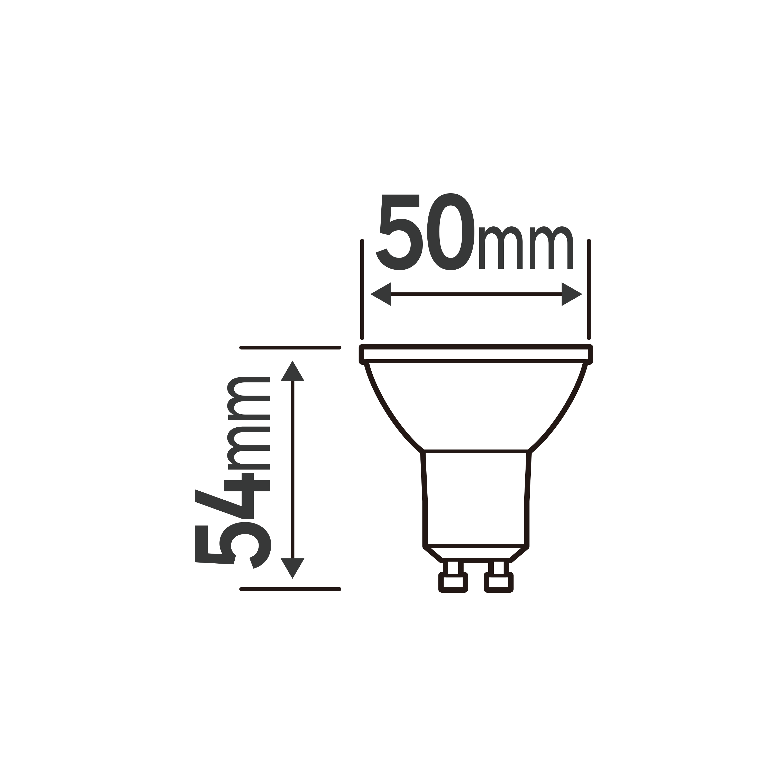 Lampadina LED, GU10 faretto, trasparente, luce naturale, 7.4W= 850 LM (equiv 80 W), 100°, LEXMAN - 2