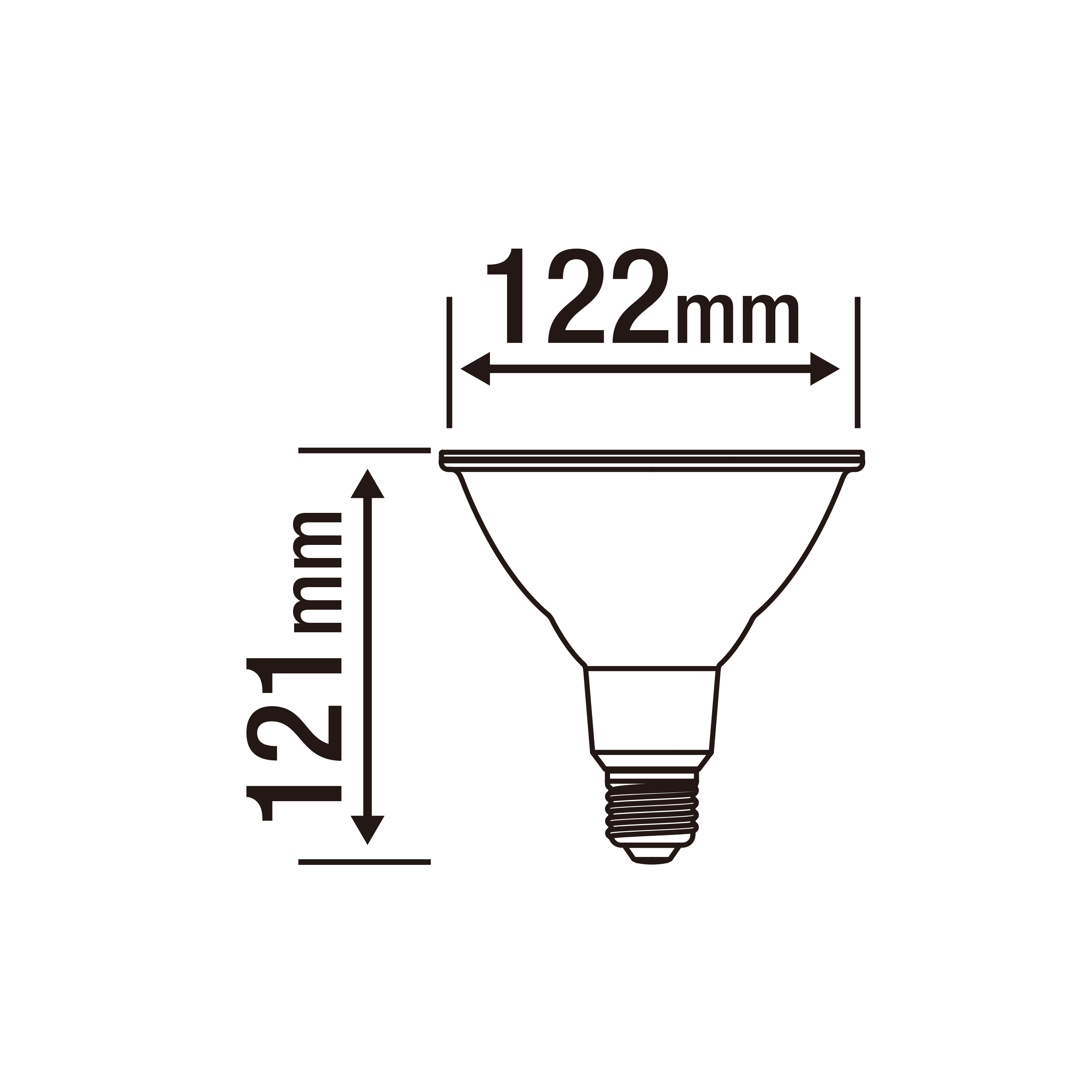 Ampoule led, réflecteur E27, IP65, 875lm = 100W, blanc neutre, LEXMAN - 5