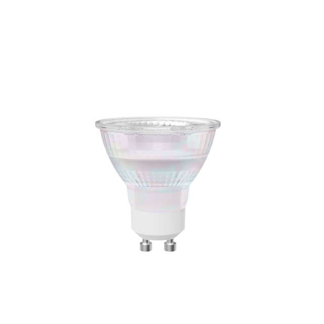 Bombilla LED GU10 450 lúmenes 4.8W color de la luz blanco cálido 2700K CRI superior a 90 alta reproducción cromática clase energética E