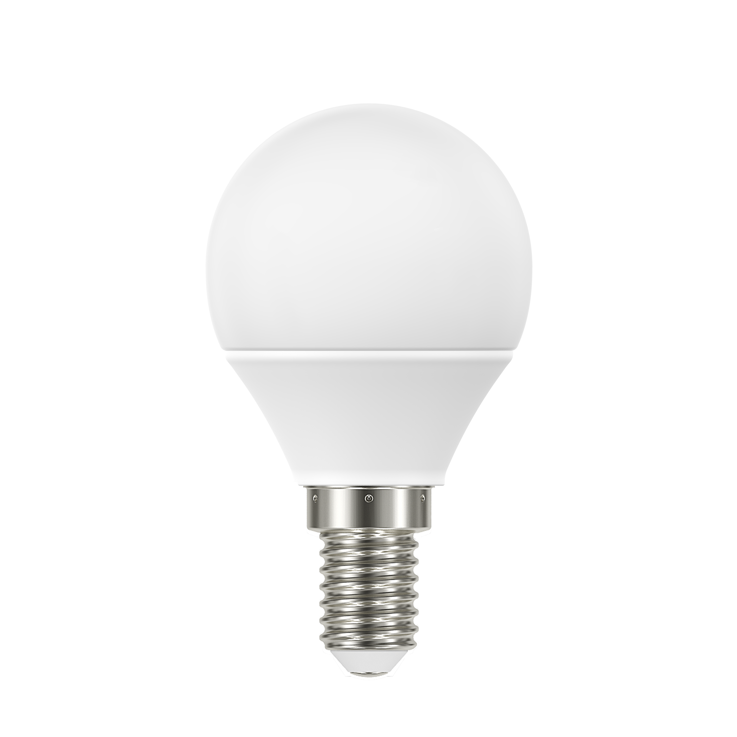 Ampoule led, plastique, sphérique, E14, 470lm = 40W, blanc neutre, LEXMAN - 4