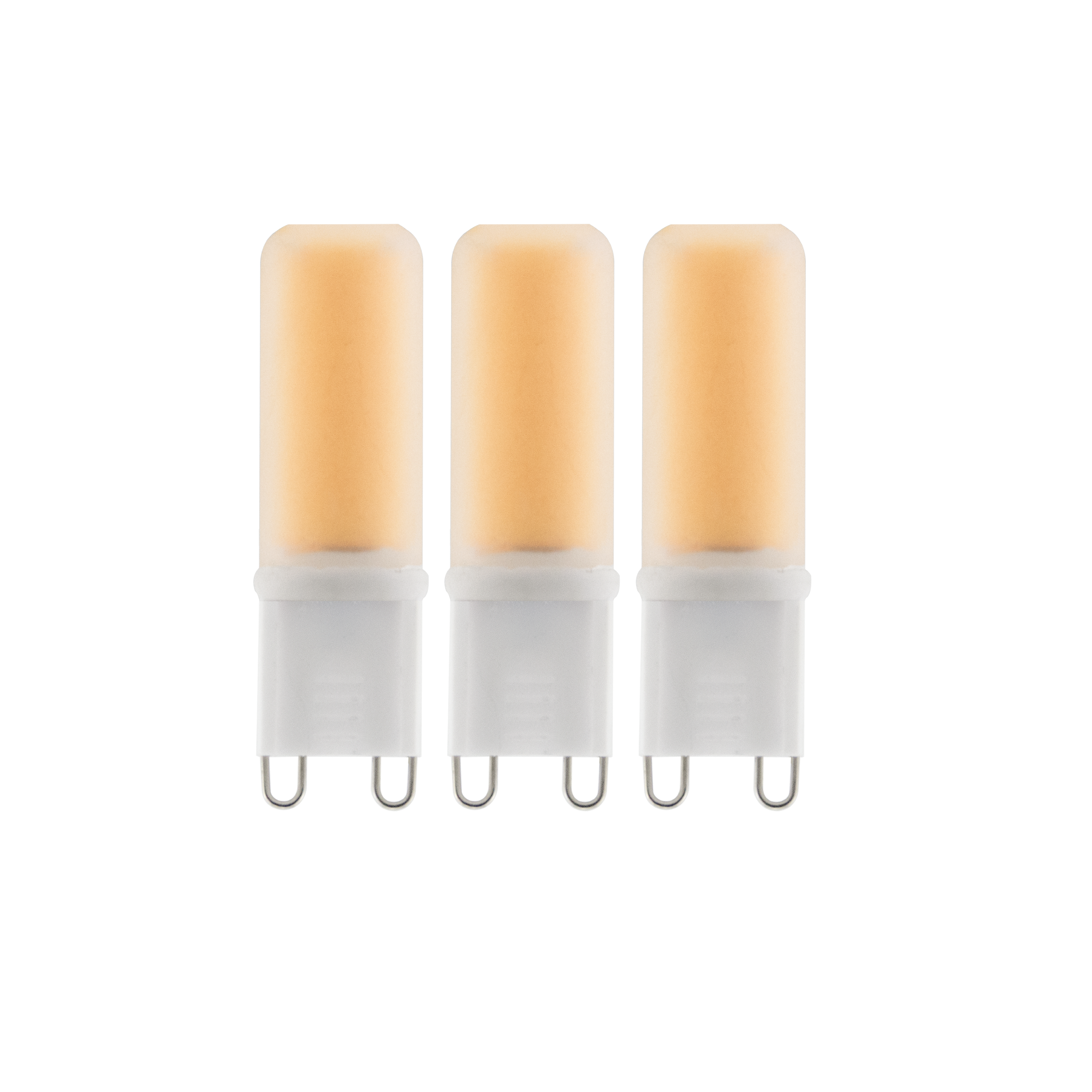 Pack de 3 bombillas filamento g9 250 lm blanco cálido