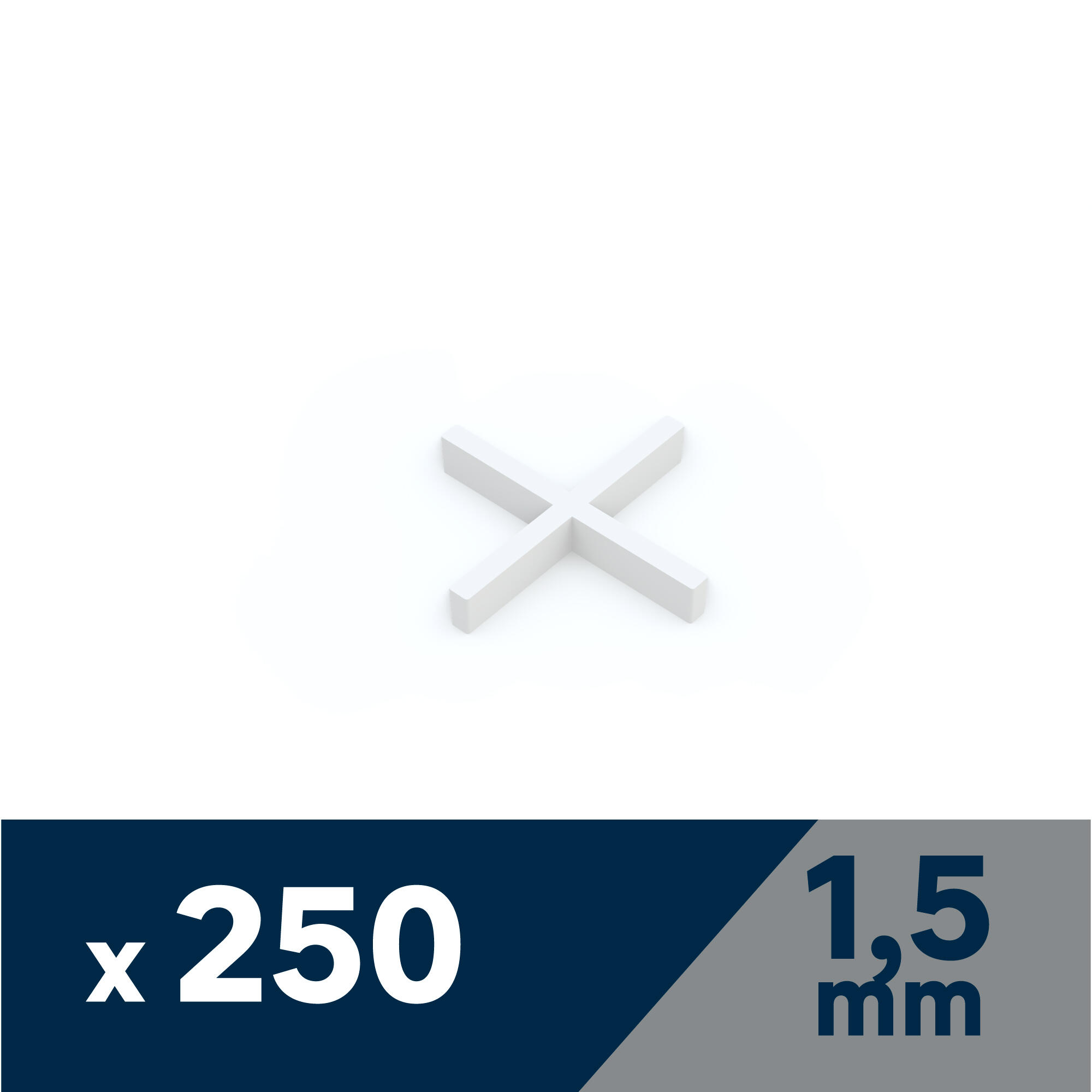 Krzyżyki do płytek 1.5 mm 250 szt. Dexter - 2