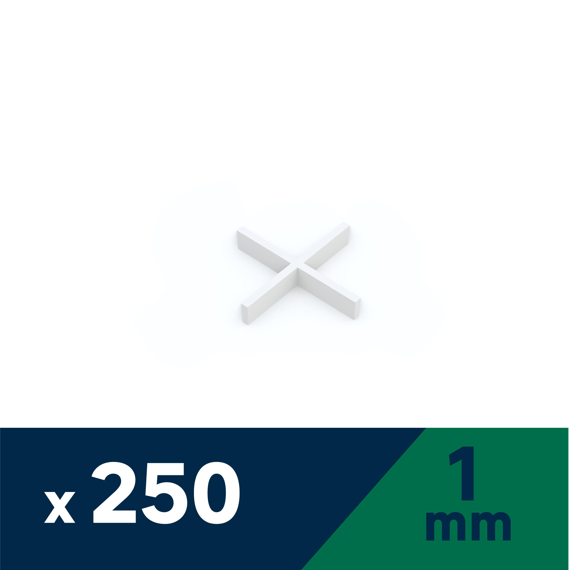 Set de 250 crucetas dexter de 1mm