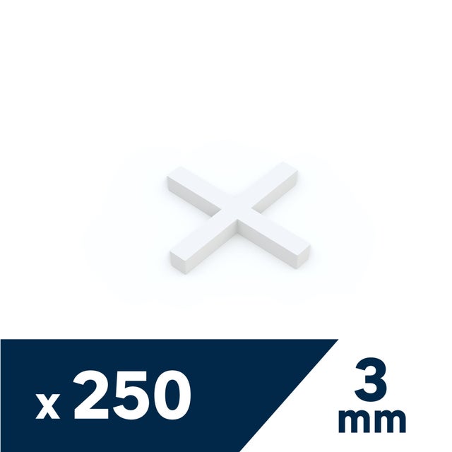 Lot de 250 Espaceur DEXTER Ep.3 mm