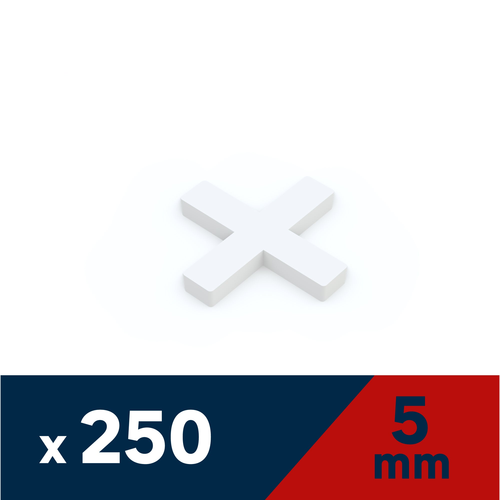 Set de 250 crucetas dexter de 5mm