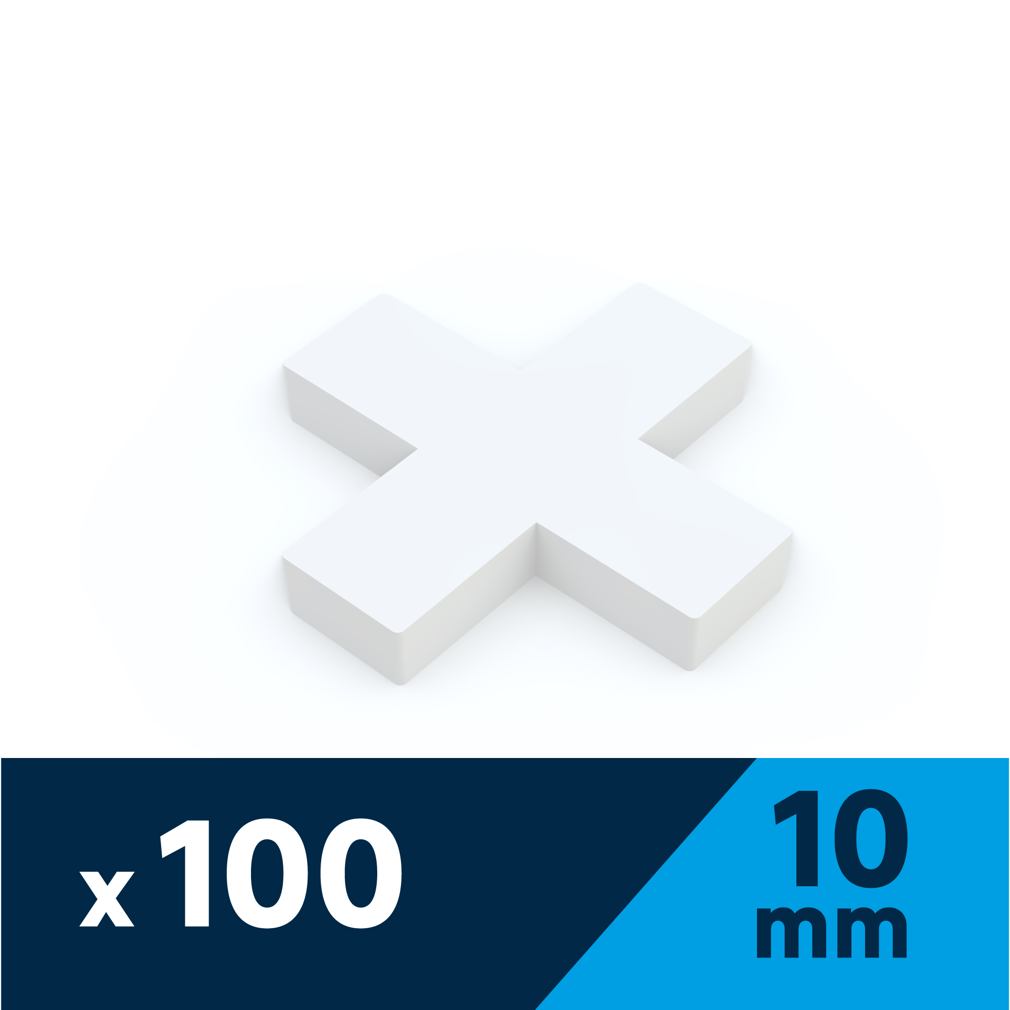 Set de 100 crucetas dexter de 10mm