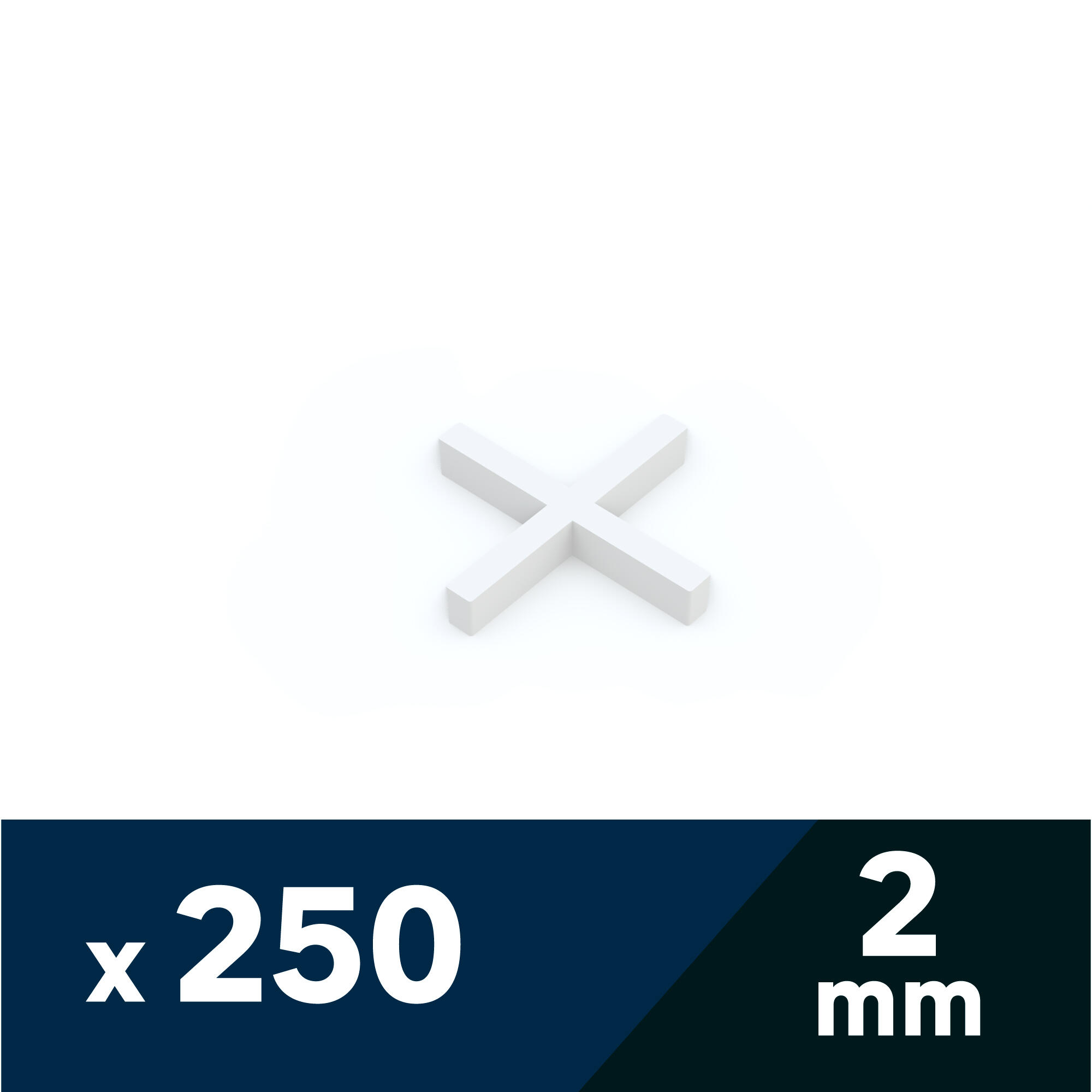 Set de 250 crucetas dexter de 2mm