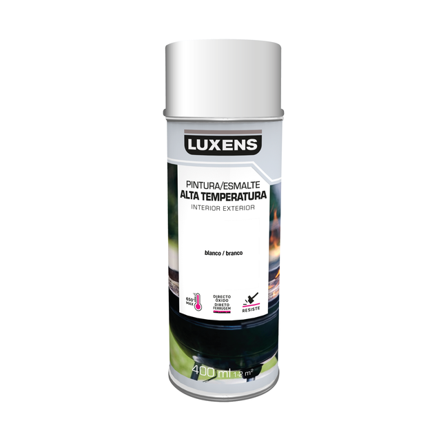 Spray anticalórico mate LUXENS 400 ml blanco