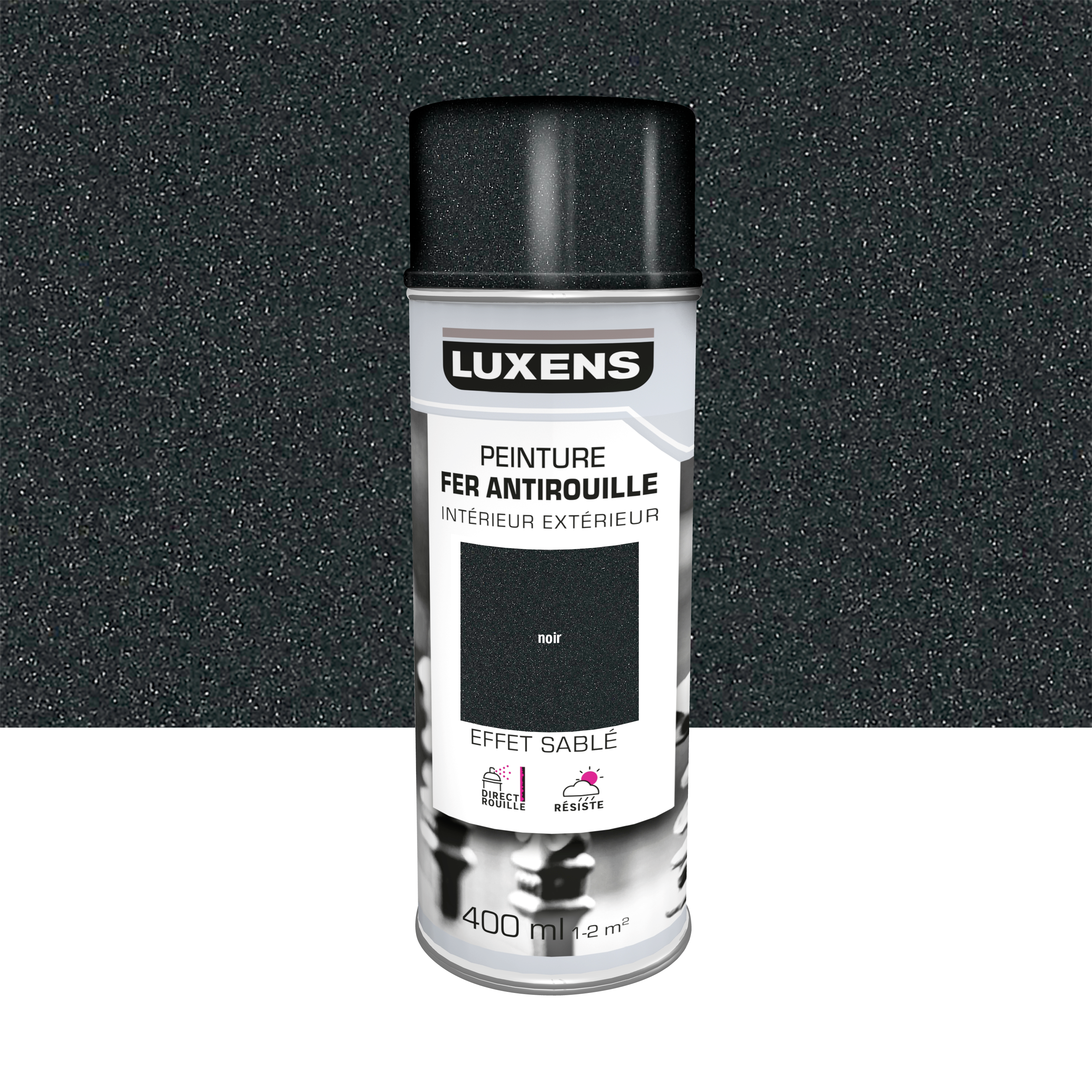 Primaire de protection antirouille et finition CombiColor Original noir foncé RAL 9005 pot 750ml RUST OLEUM 7379.0.75s